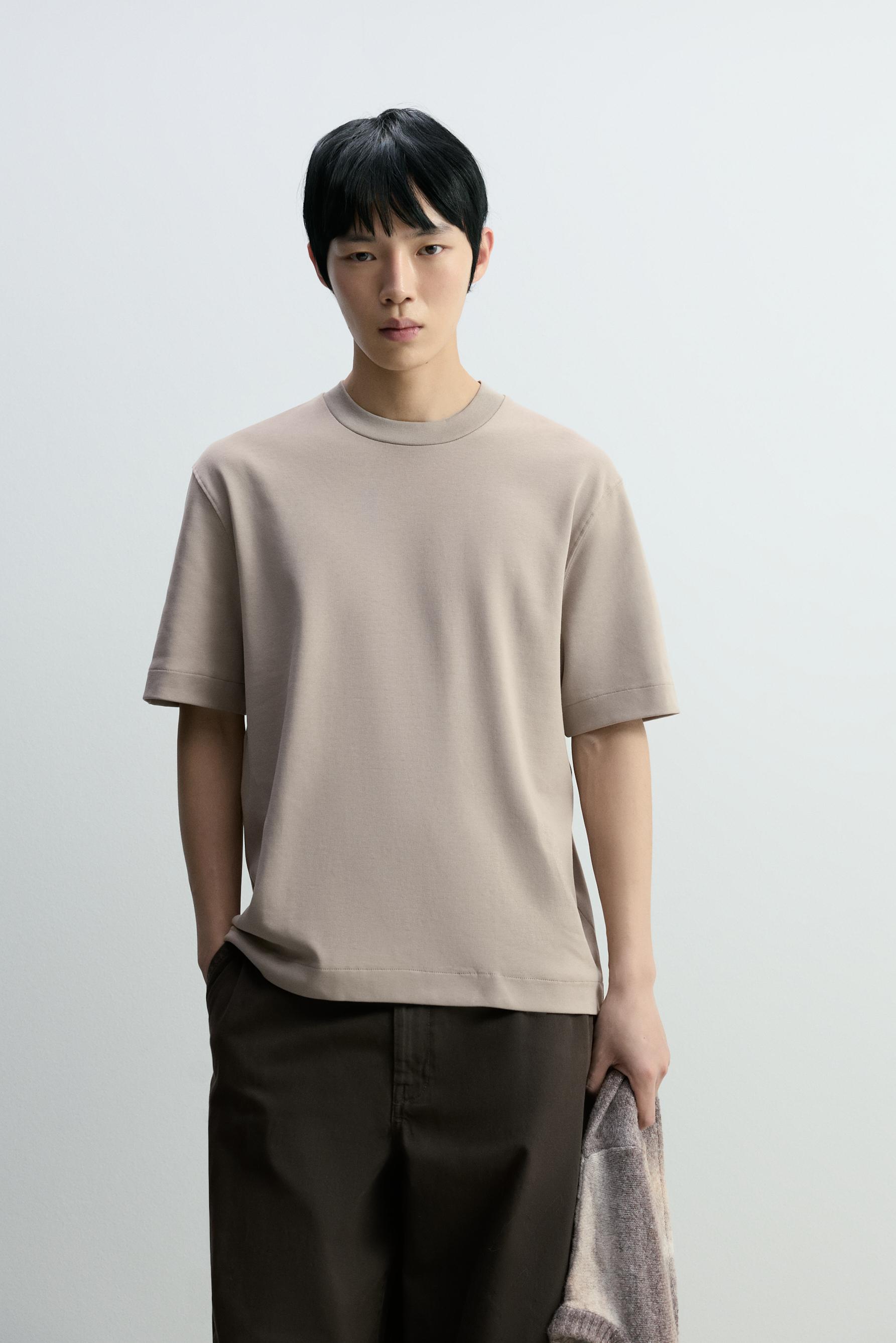 Camiseta interlock cuello perkins