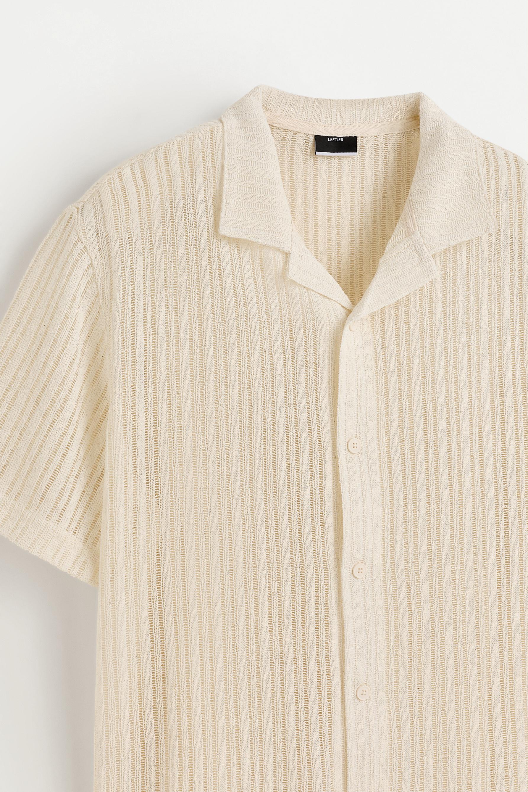 Openwork resort shirt — BUTTER