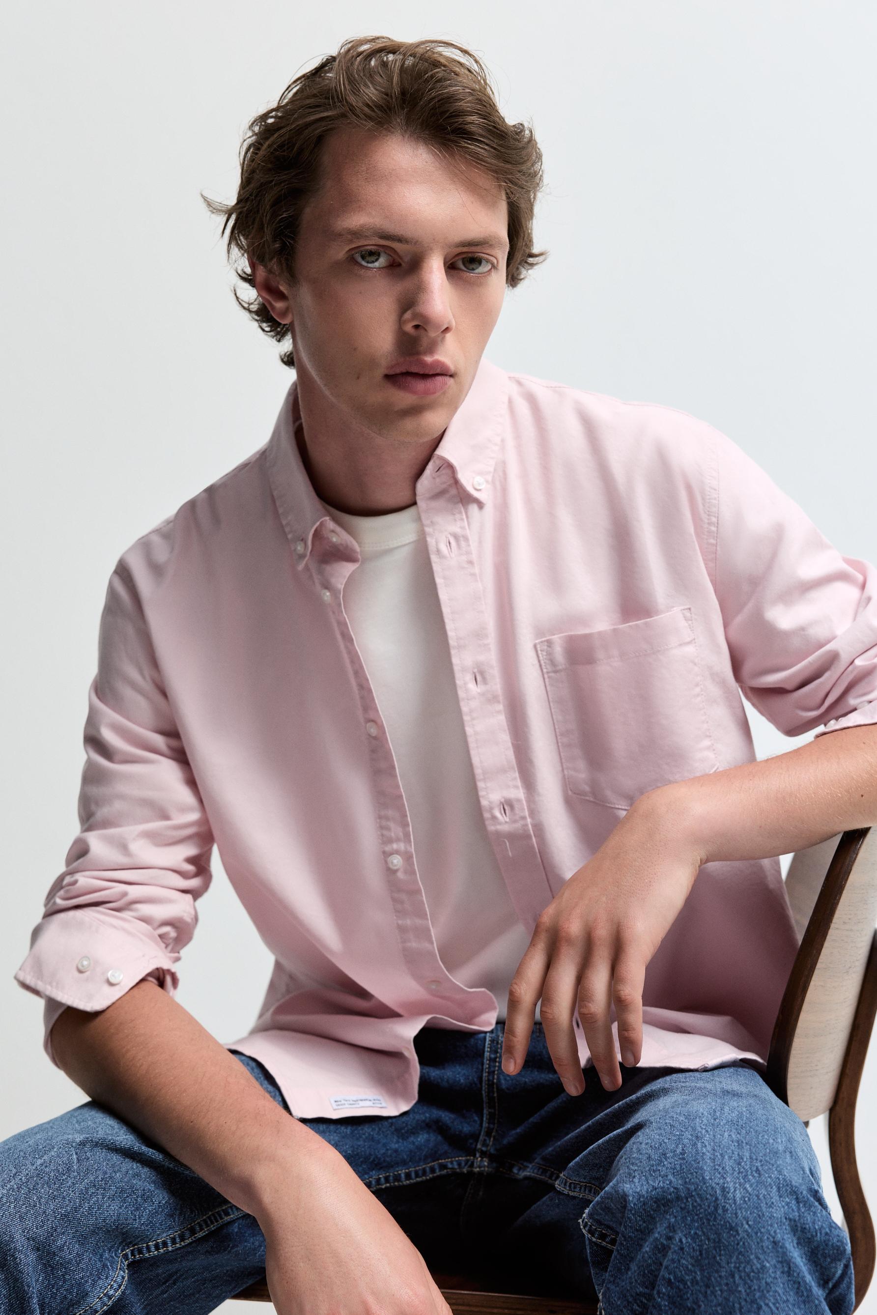 Oxford shirt — PALE PINK