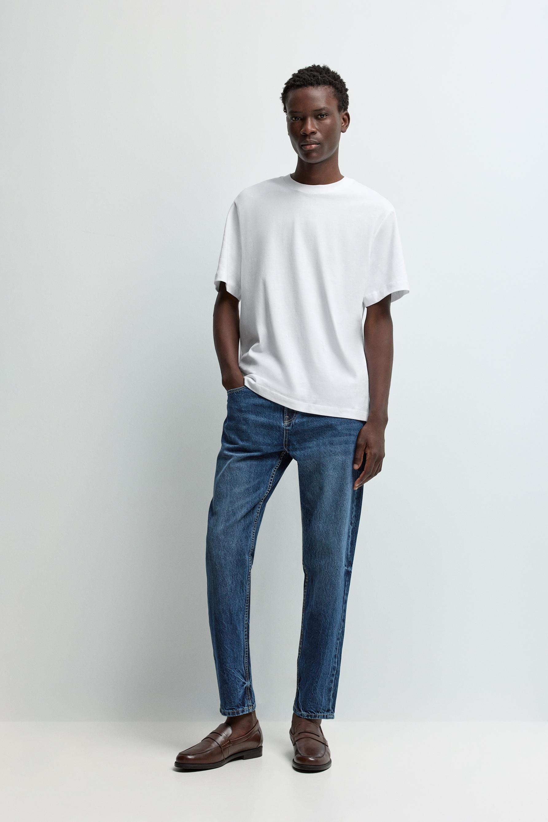 Premium relaxed fit T-shirt — WHITE