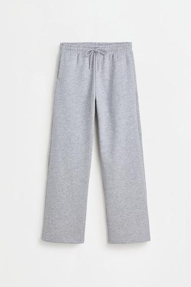 Basic straight tracksuit trousers — GREY MARL 6