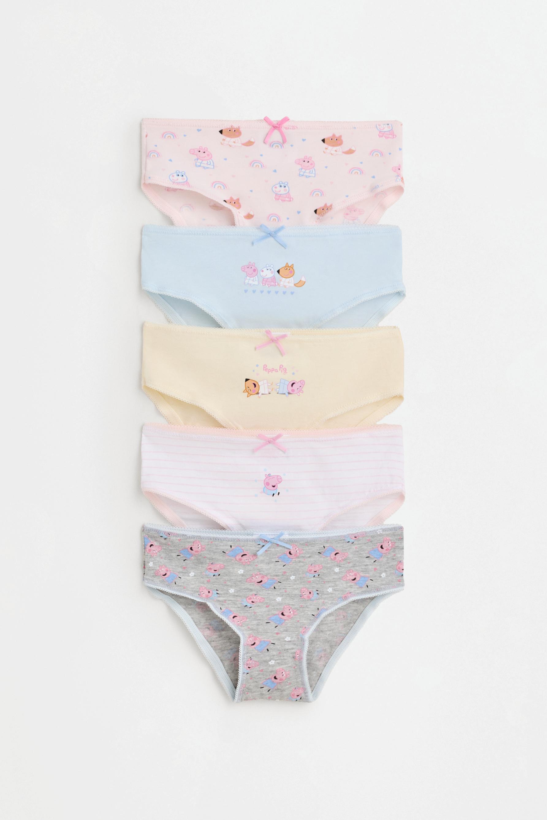 Peppa Pig™ classic briefs (5-pack) — PINK