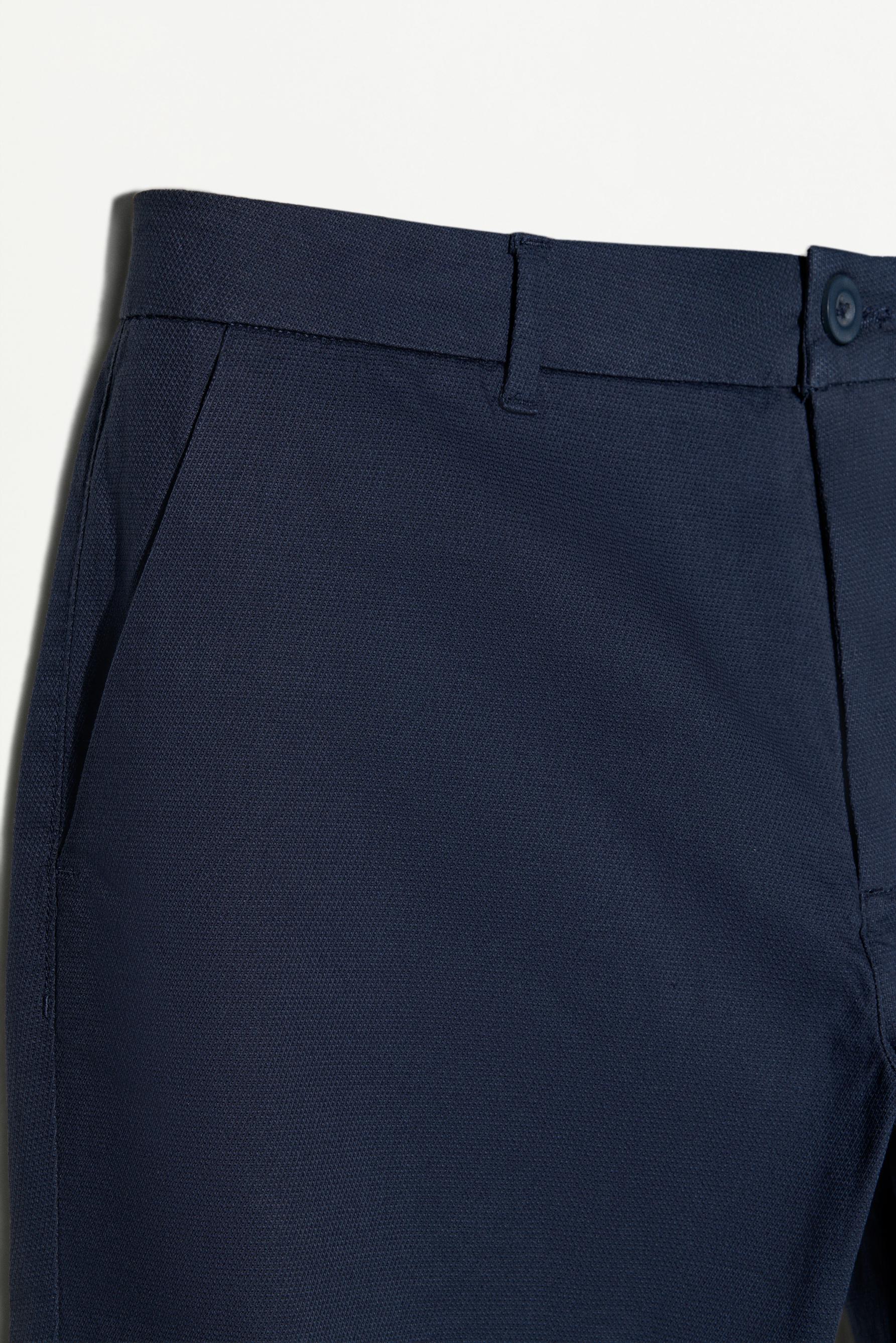 Slim fit chino trousers — NAVY