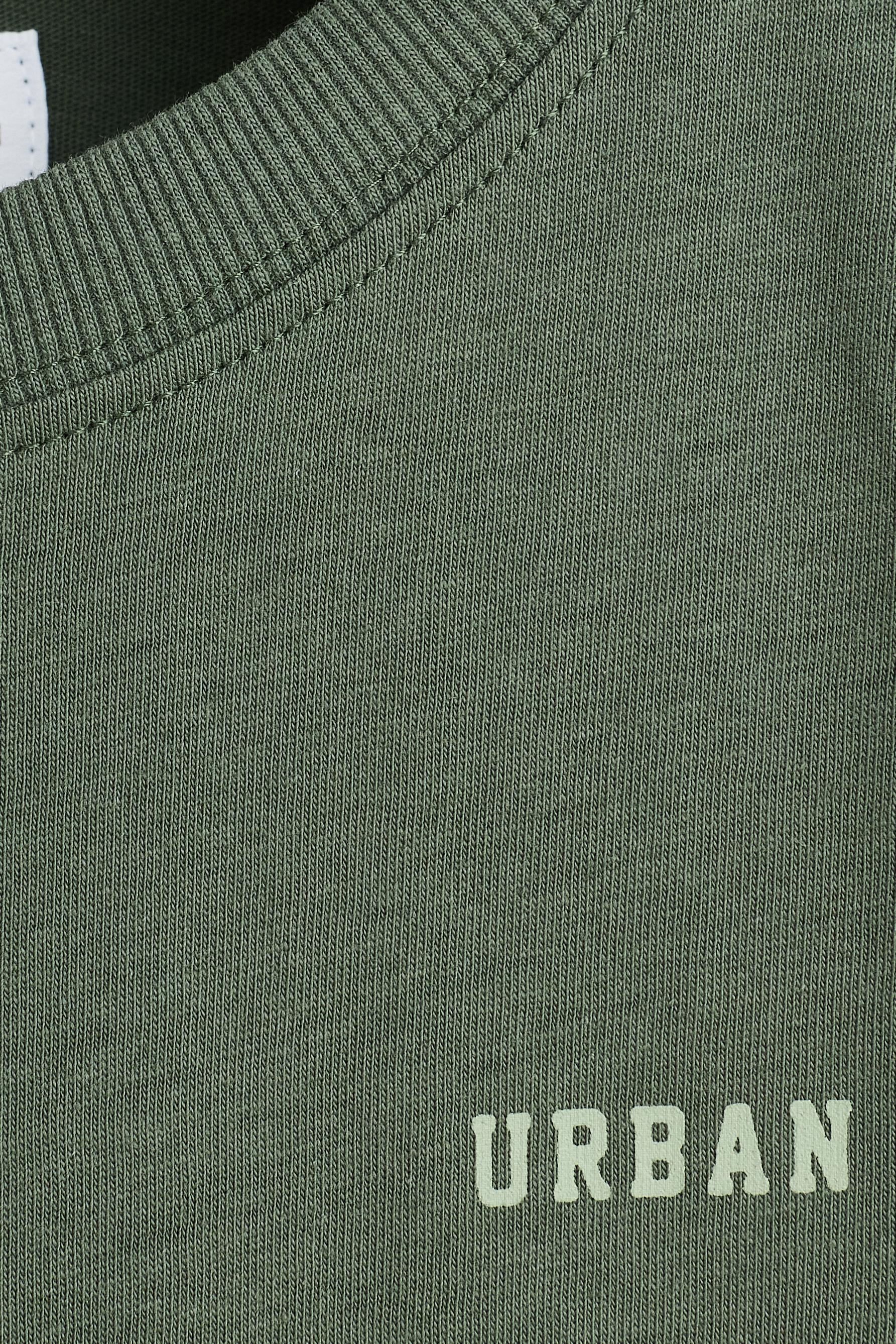 Printed T-shirt — EMERALD