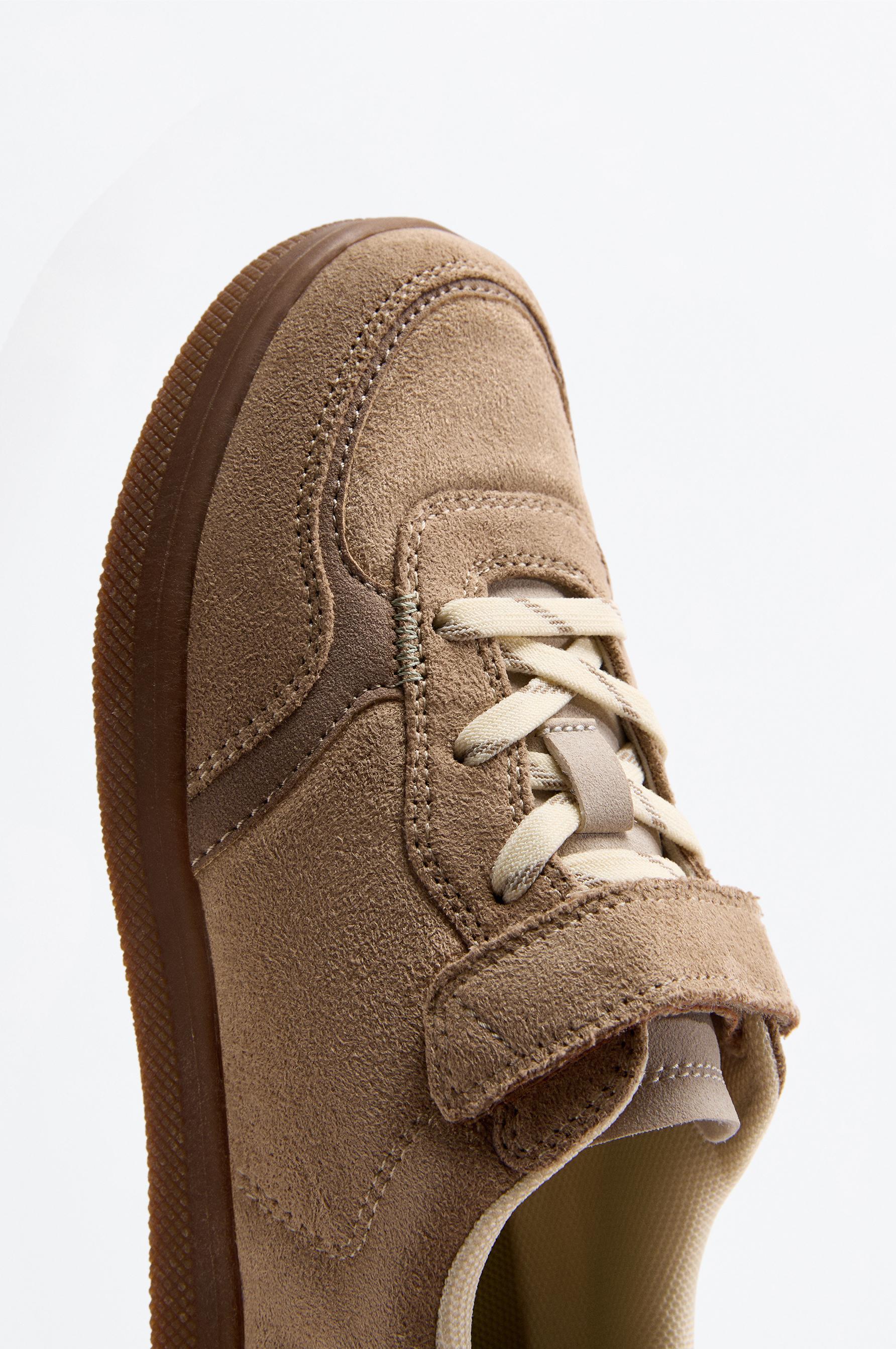 Combined sneaker — BROWNISH TONE
