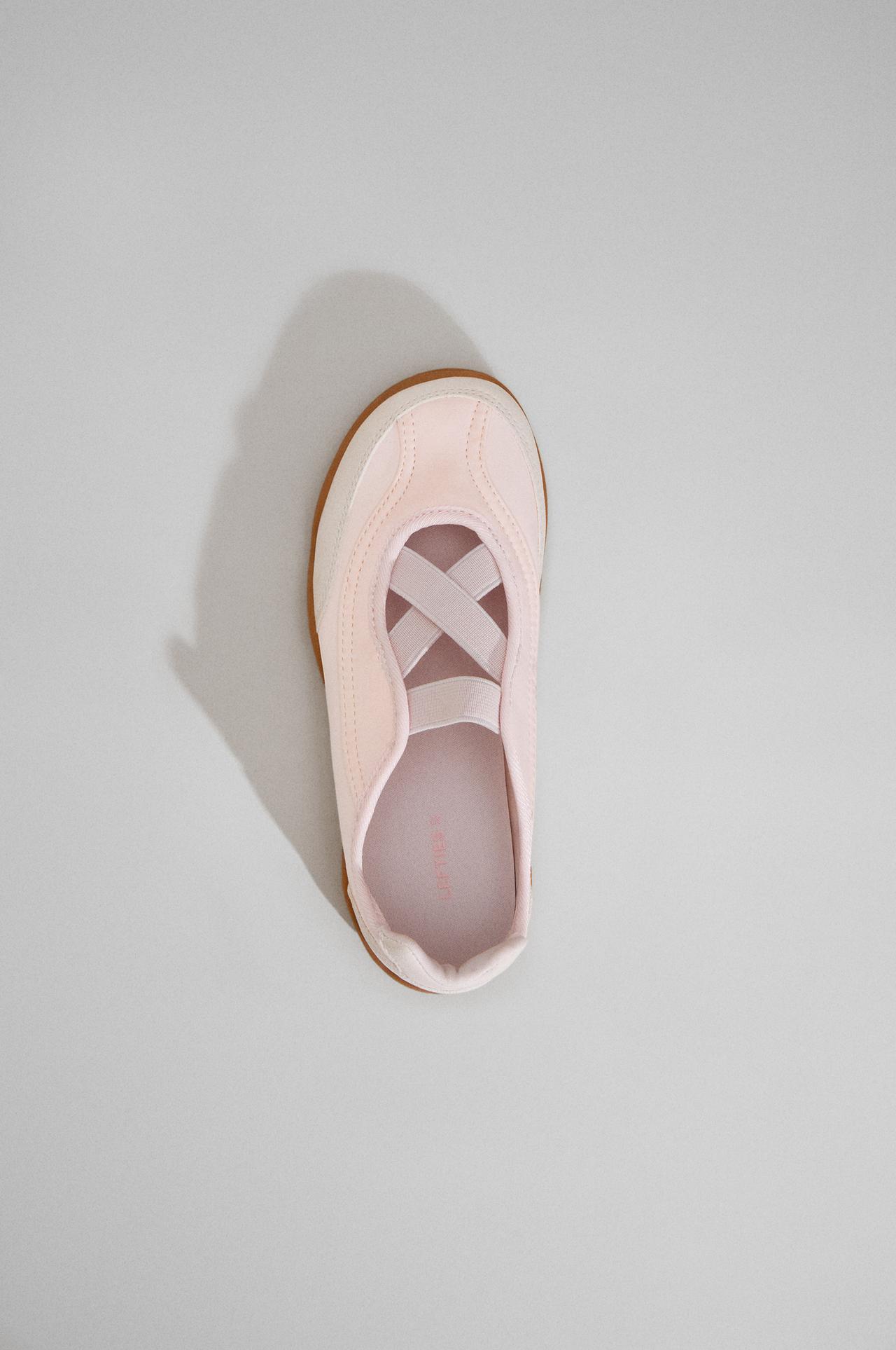Barefoot sneakerinas — PALE PINK