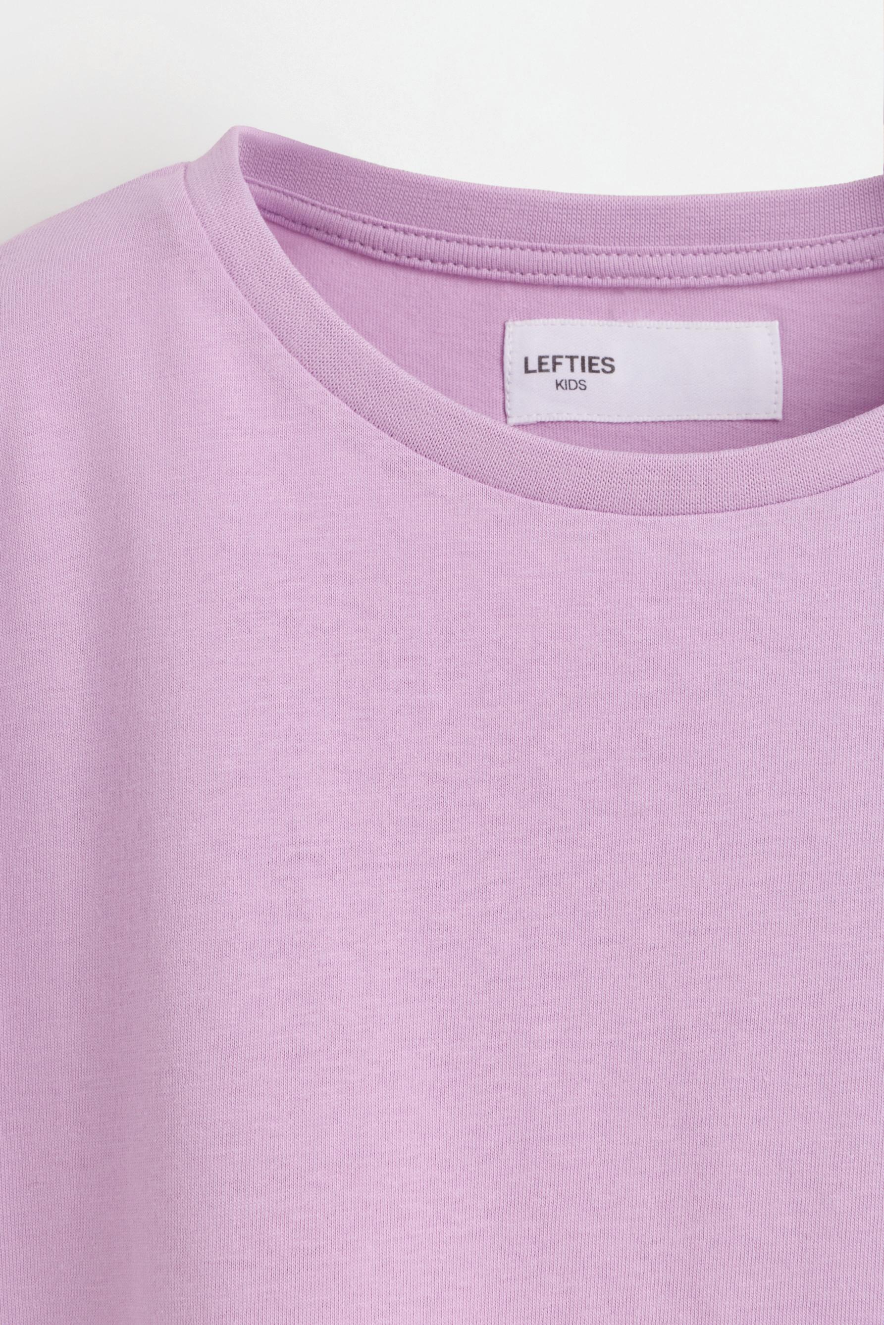 Pack of 4 plain T-shirts — MAUVE PINK