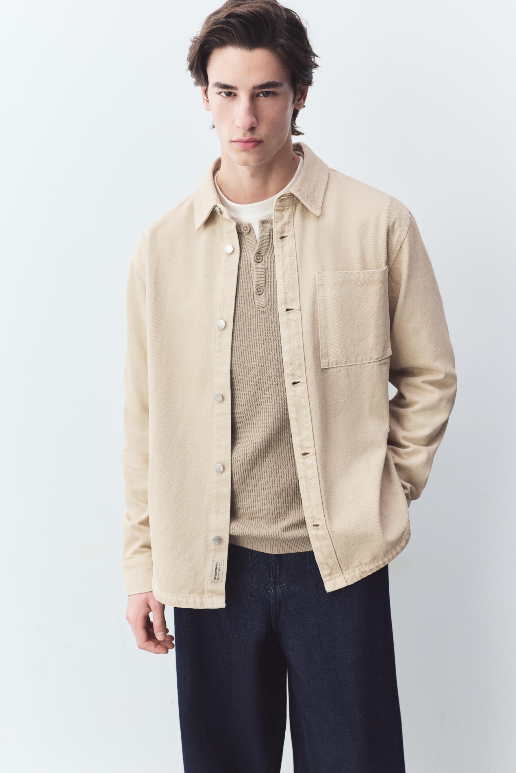 Sobrecamisa denim bolsillo