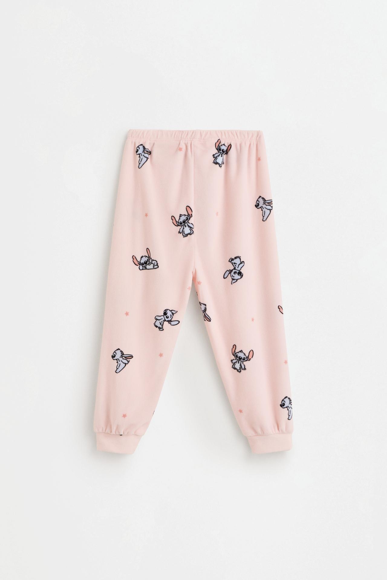 Stitch ©Disney velvety pajamas — PINK