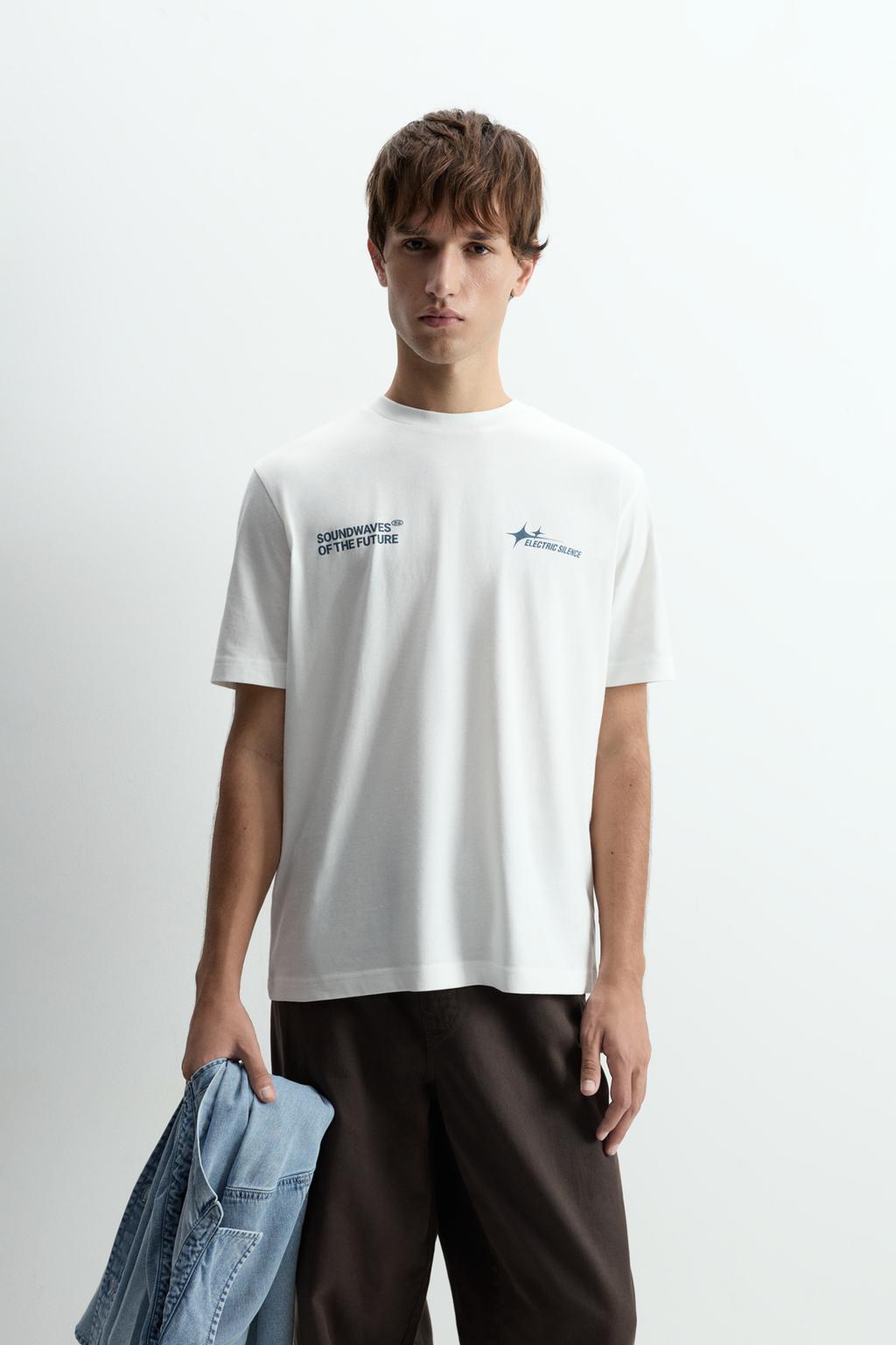 Text print T-shirt