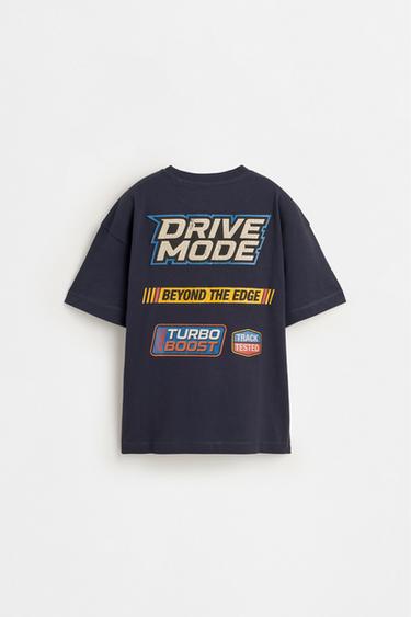 T-shirt with a maxi print on the back — NAVY 2