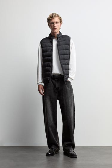 Lightweight quilted gilet — BLACK 2