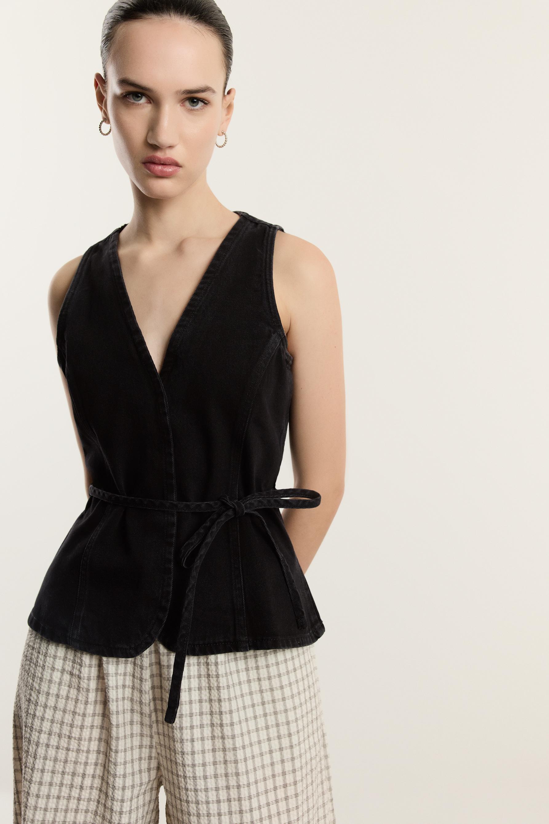 Chaleco denim lazada