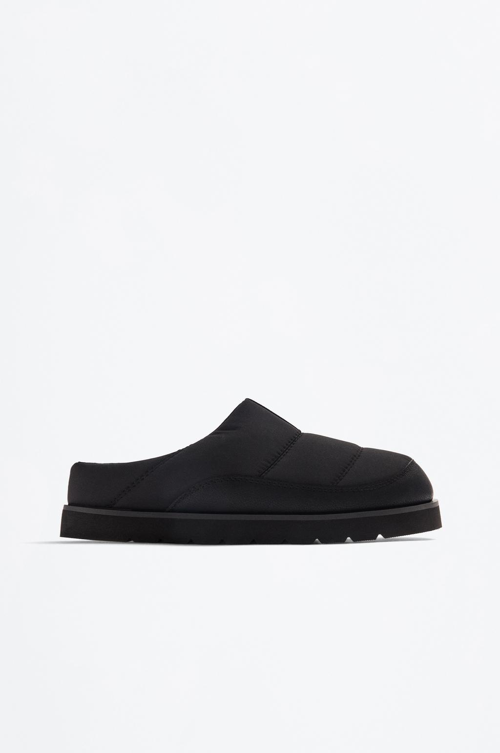 Fabric clog house slippers