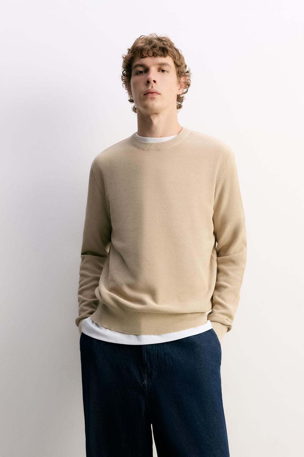 Basic textured sweater