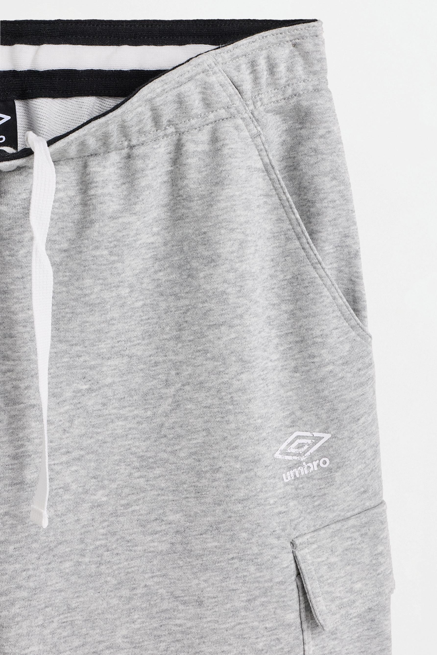 Umbro x Lefties cargo joggers — GREY MARL