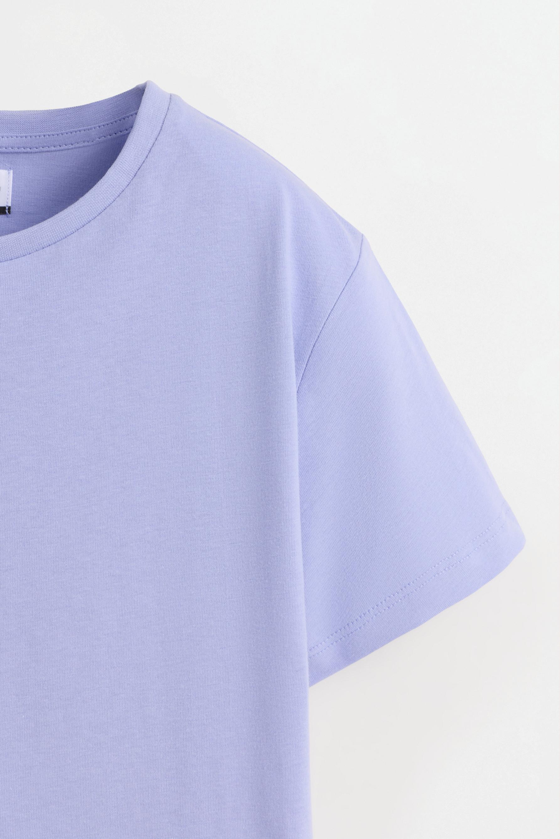 Pack of 4 plain T-shirts — PASTEL PINK