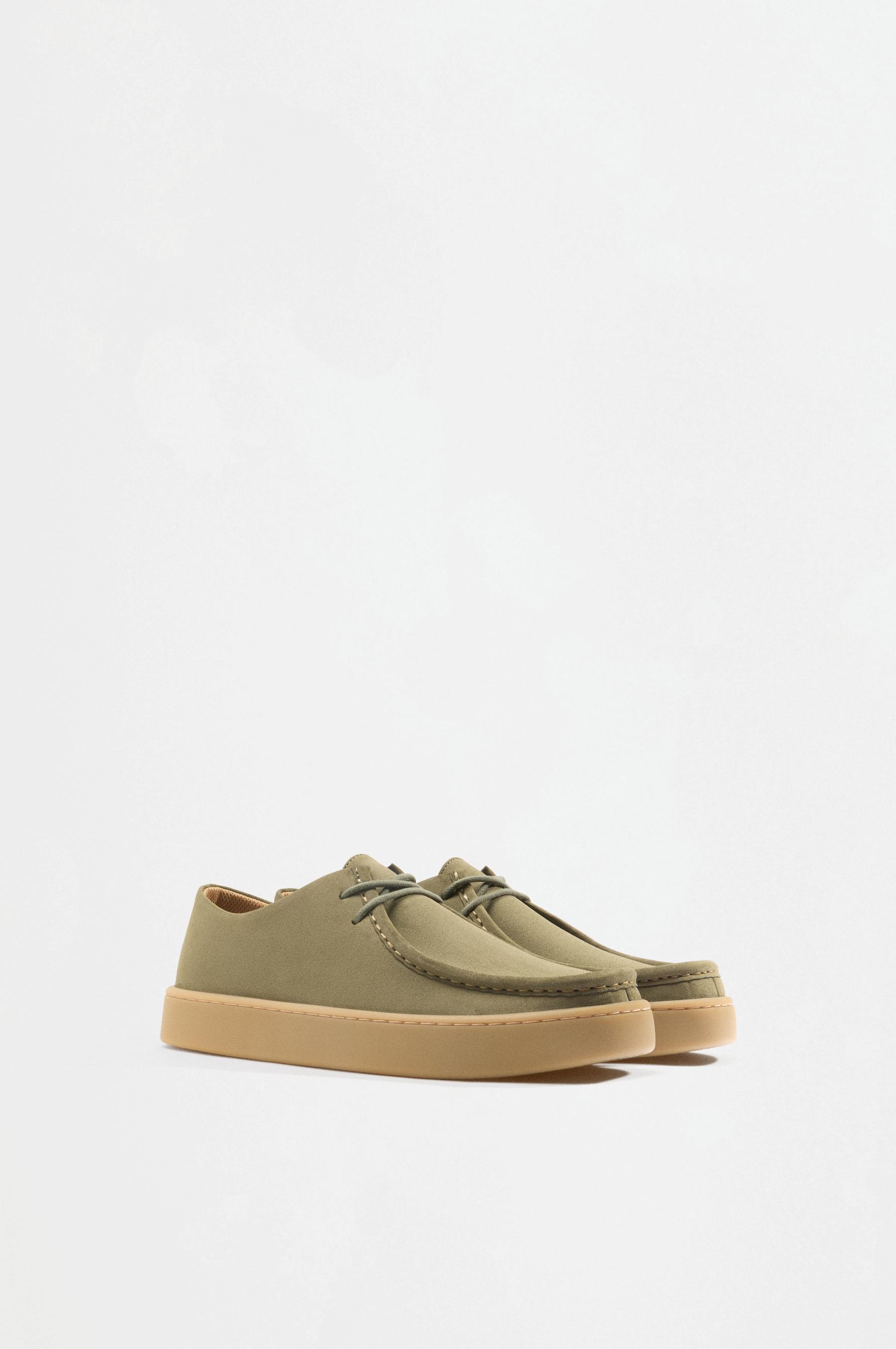 Moc-toe shoes — KHAKI
