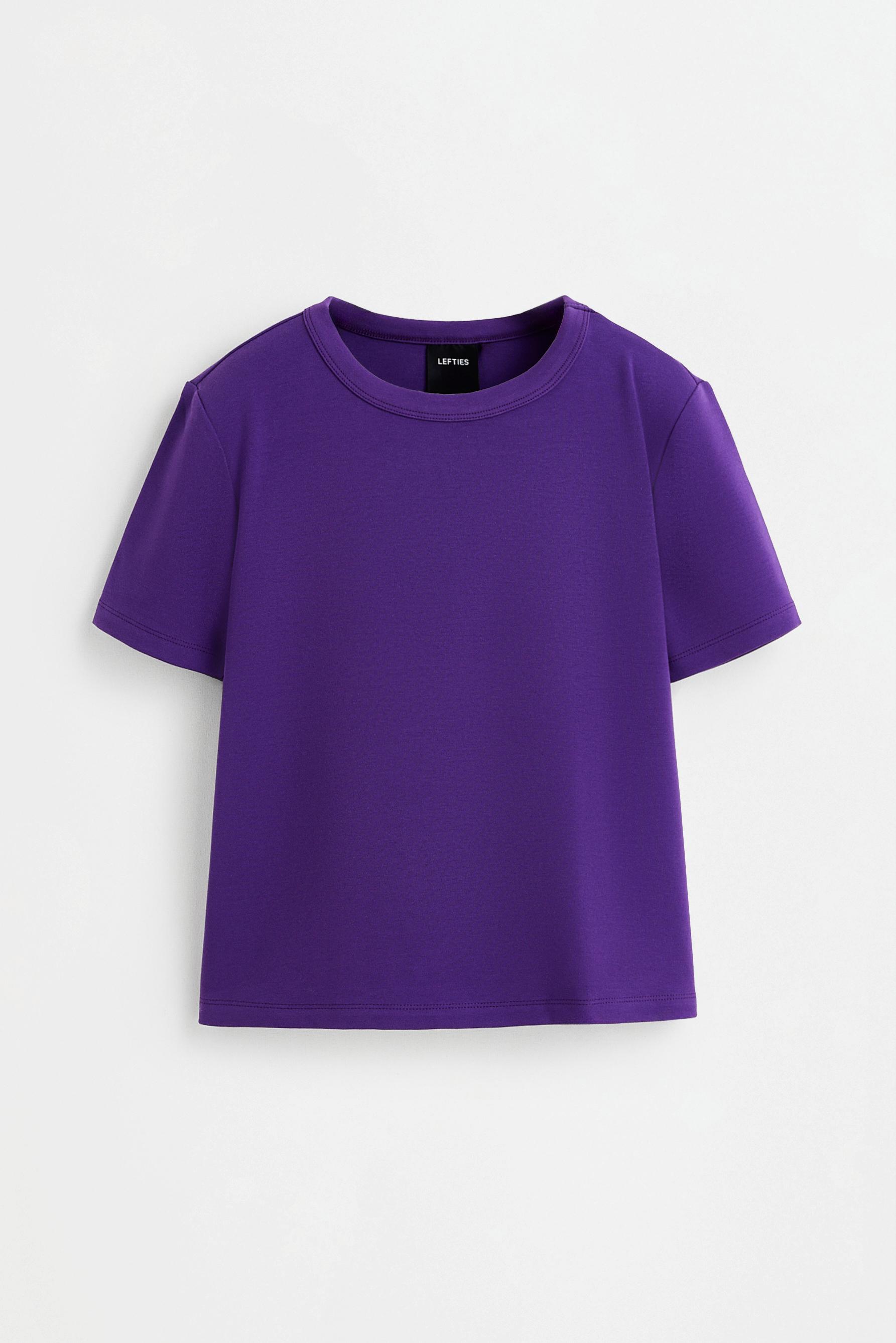 Basic short sleeve T-shirt — LILAC