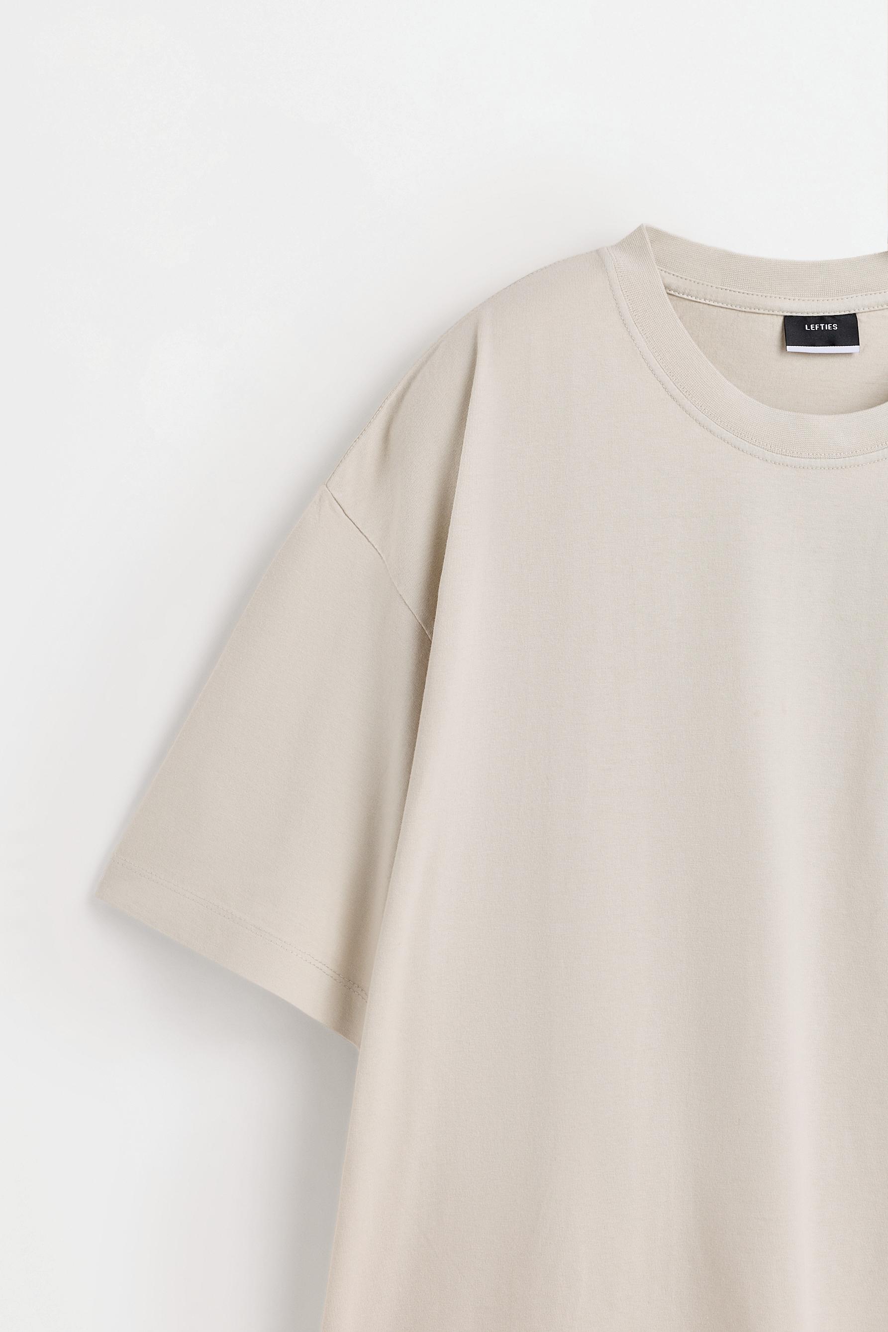 Faded-effect T-shirt — STEEL