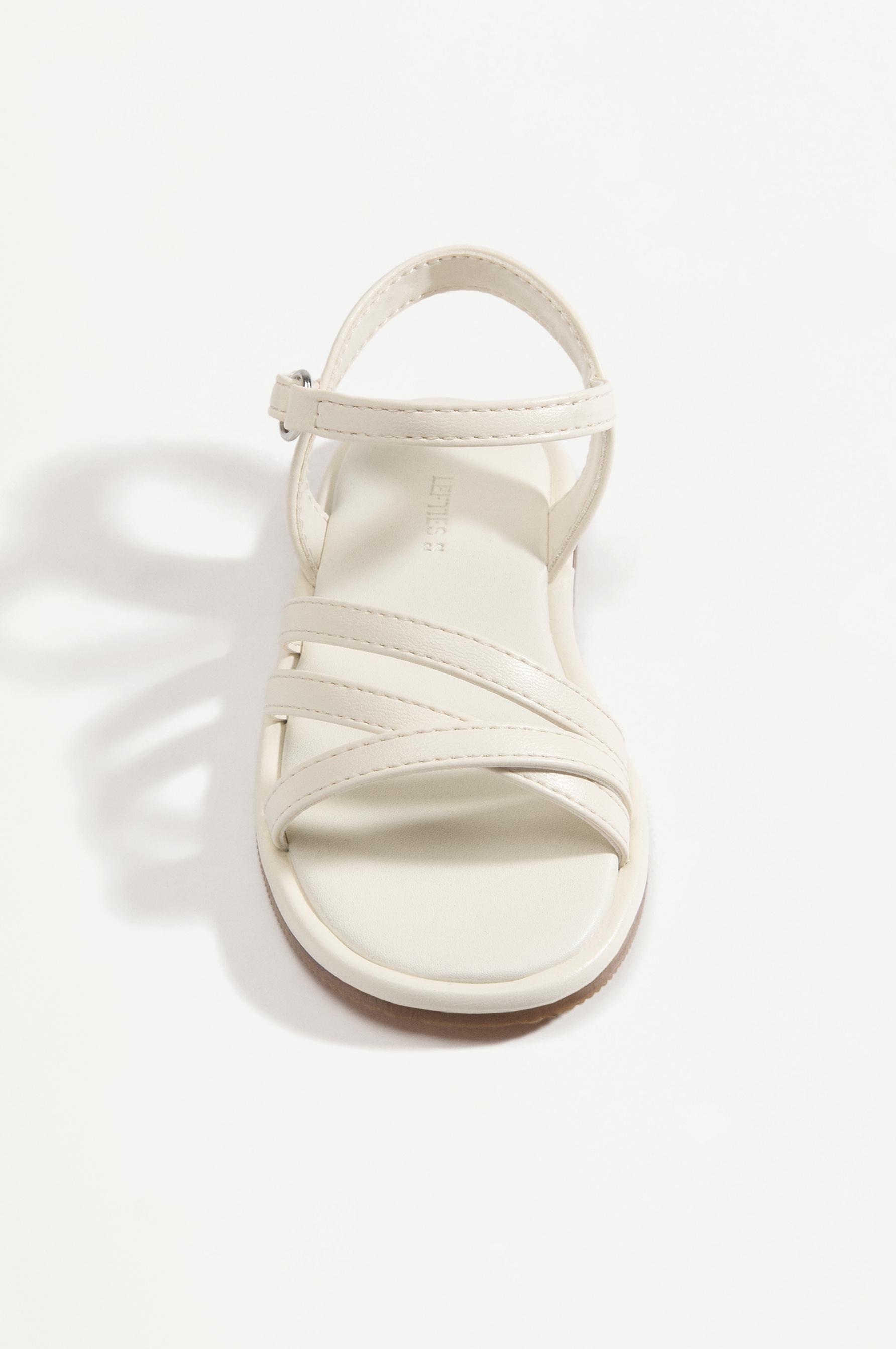 STRAPPY SANDAL — WHITE