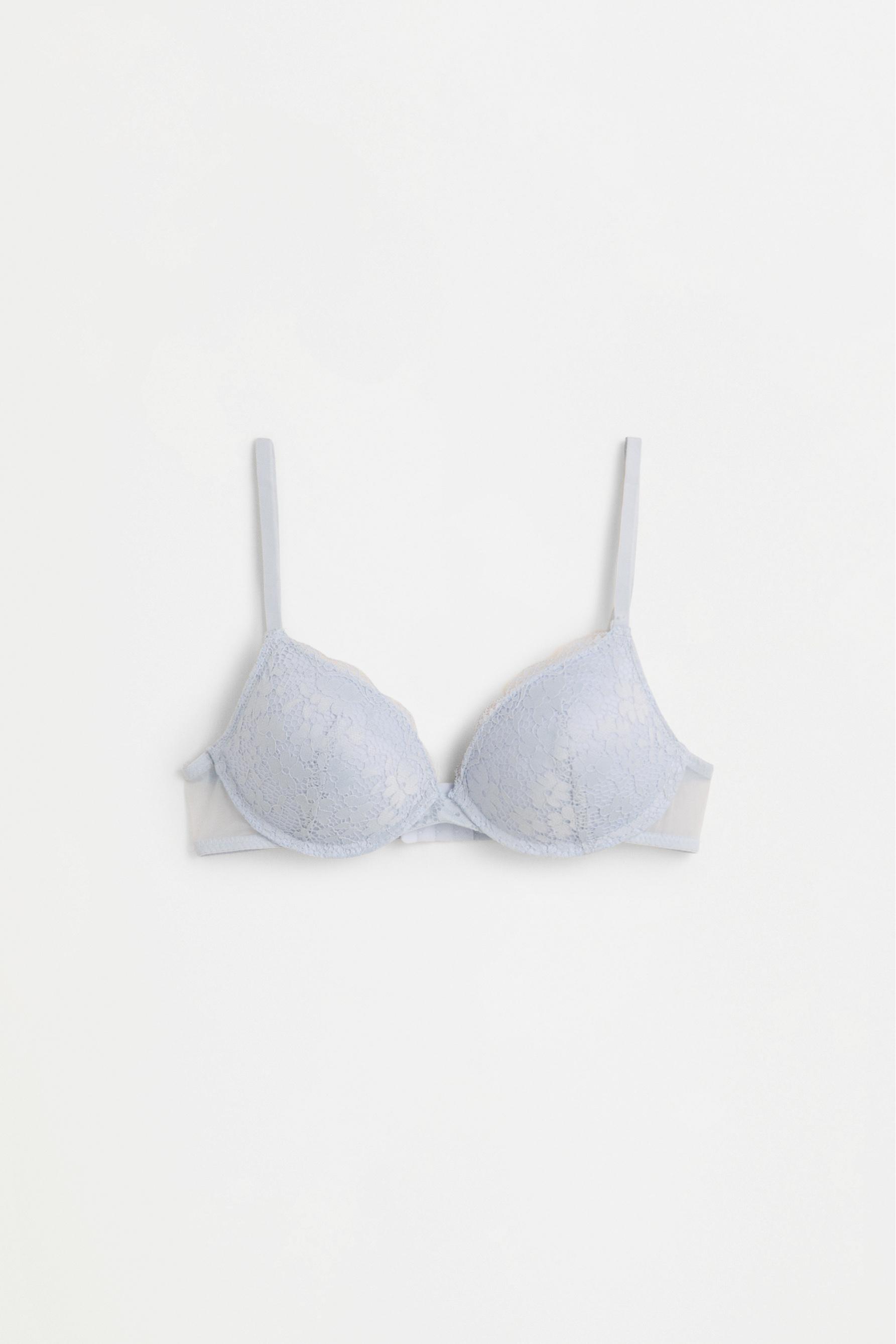 Classic lace bra — SKY BLUE