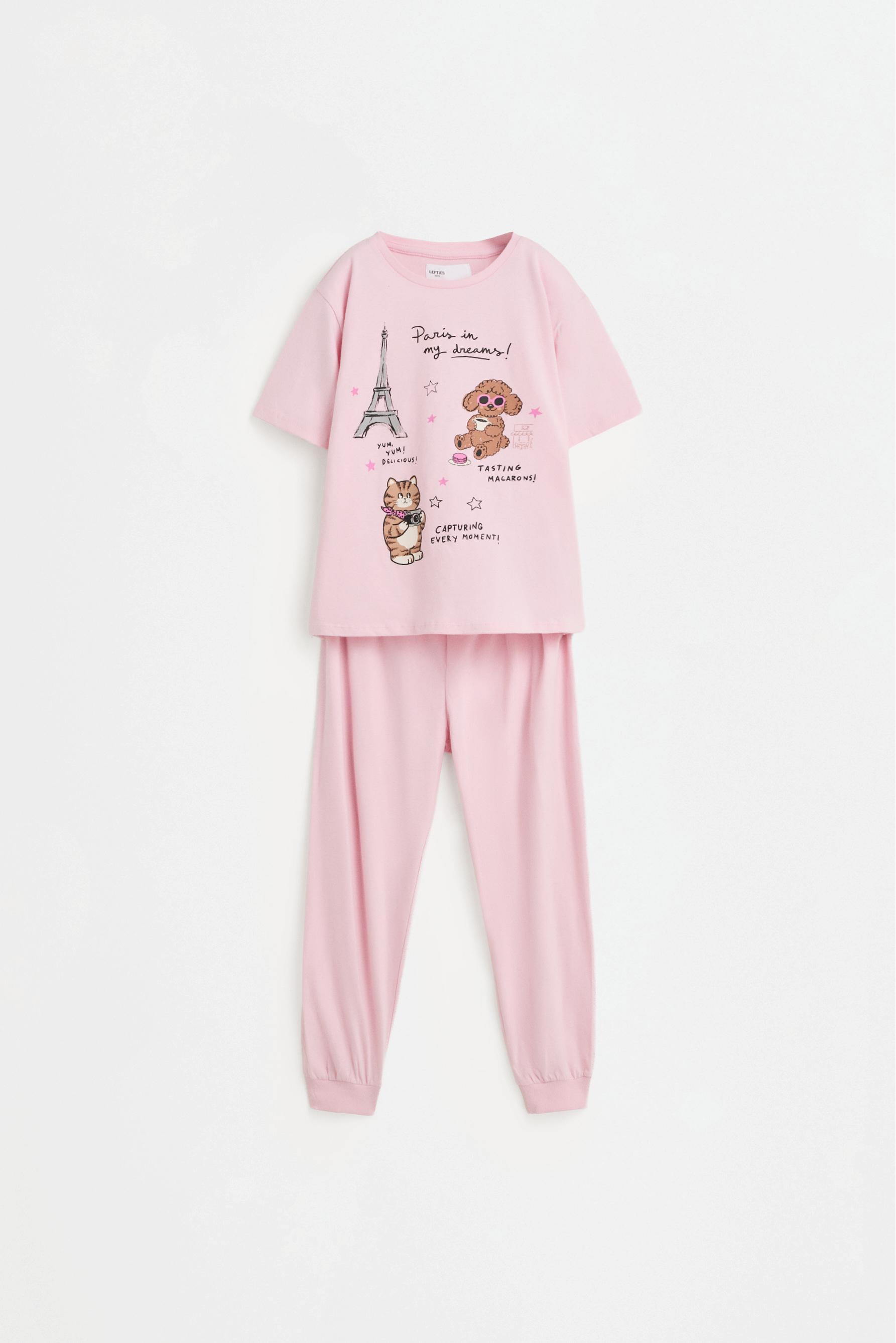 Printed pyjamas — PALE MAUVE