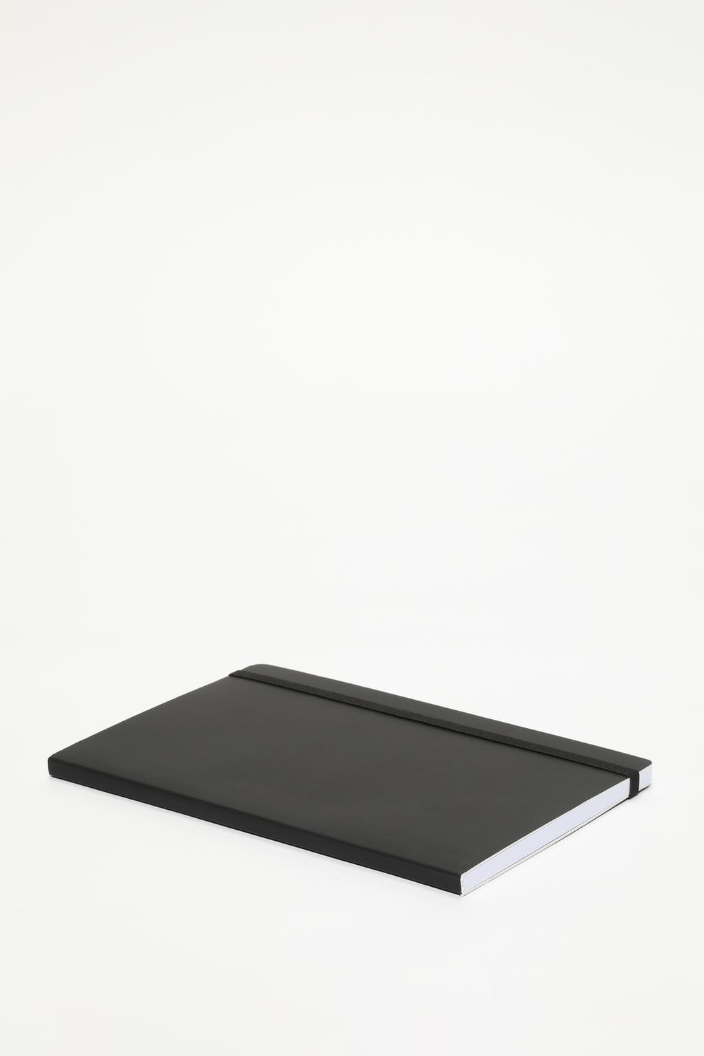 A5 notebook with elastic fastener