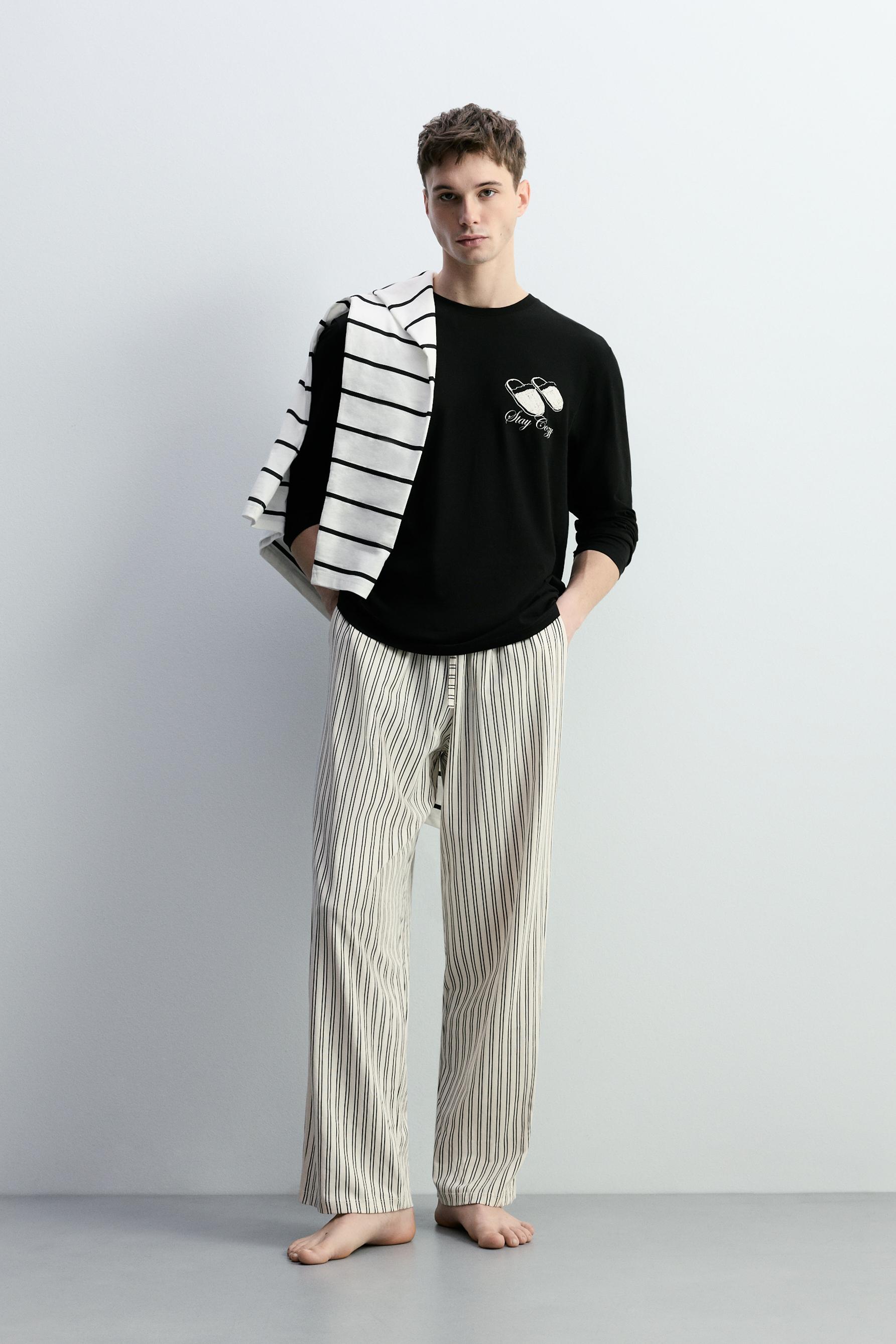 Pijama largo estampado