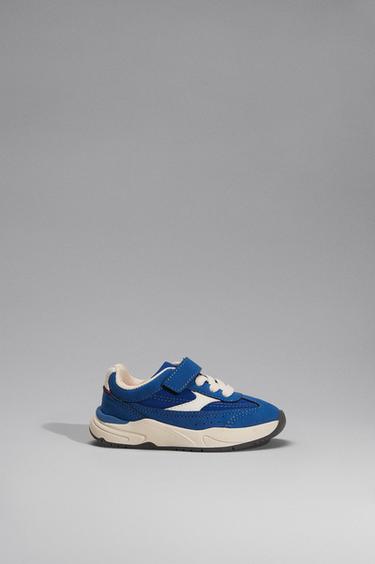 Mixed barefoot-style sneakers — ELECTRIC BLUE 1