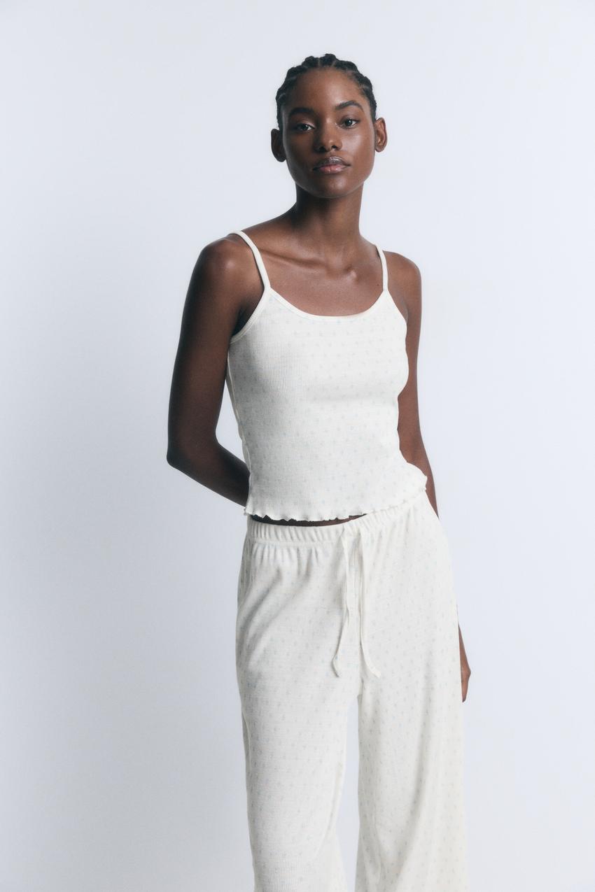 Ropa Pijama Tirantes Hombre Camiseta Pijama Tirantes Ondas