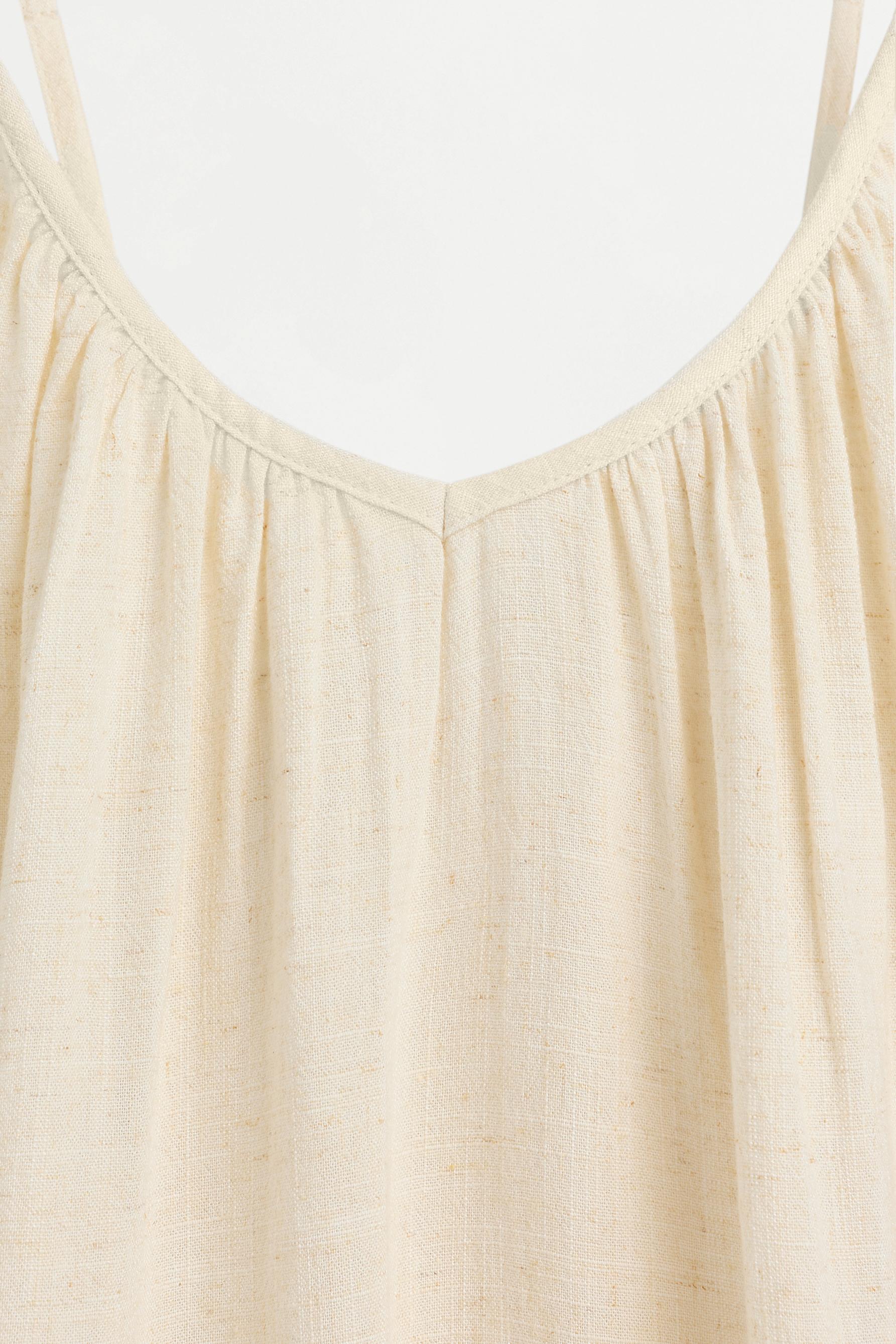 Short flowing dress — BEIGE