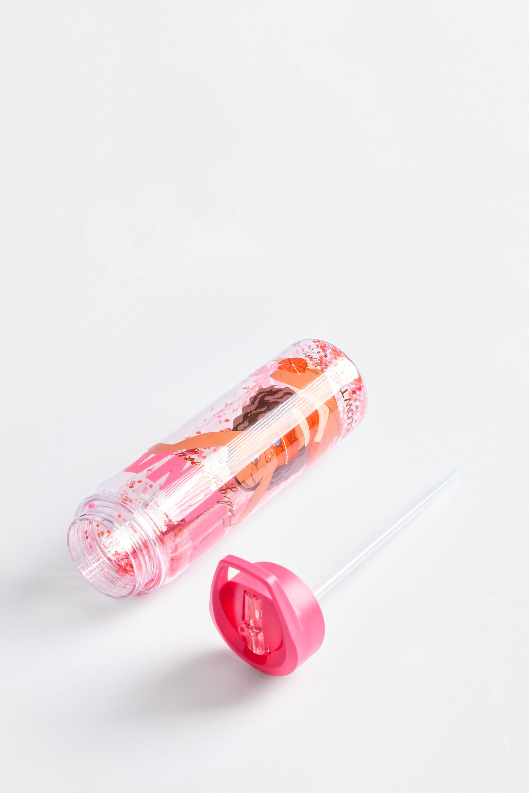 Moana ©Disney 500ml sequin bottle — DUSTY PINK
