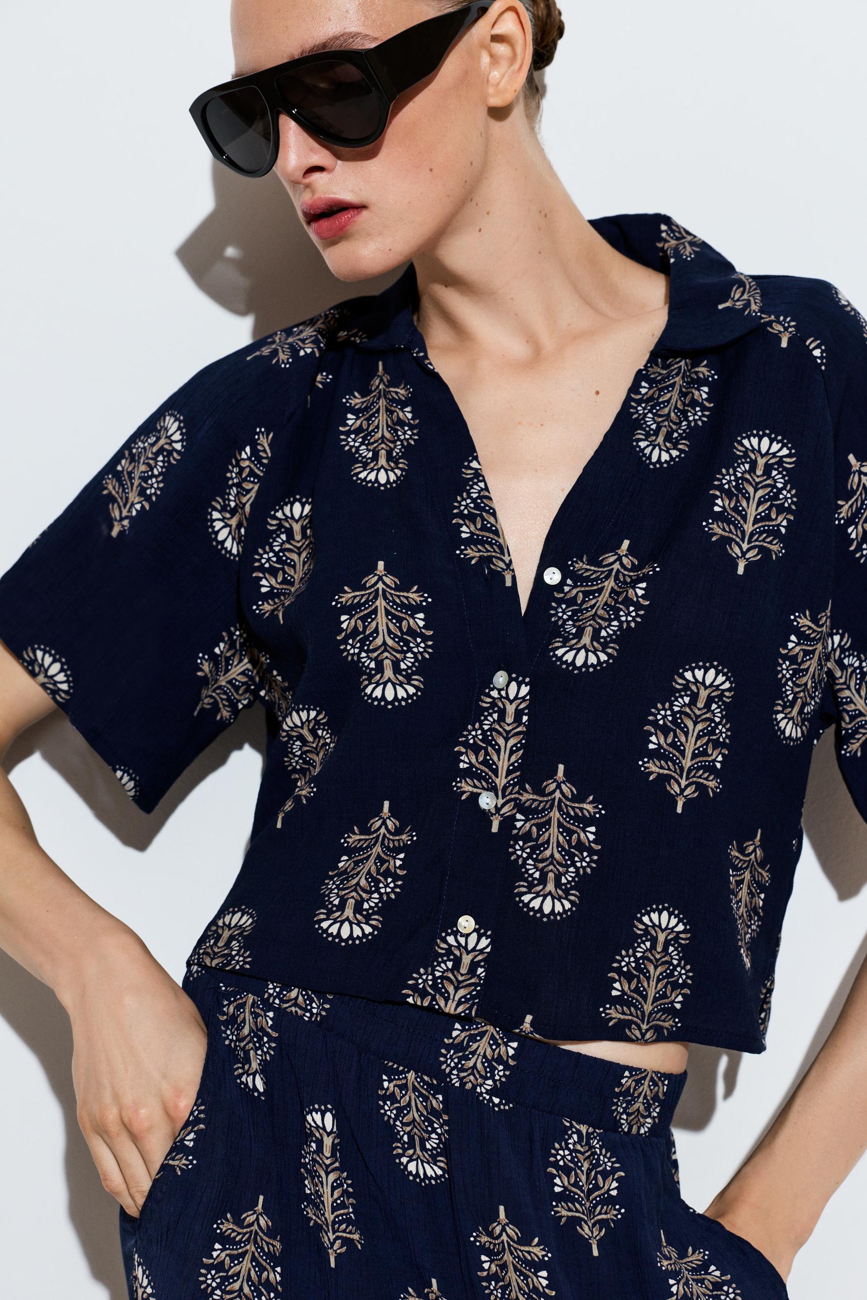 Texture shirt — DEEP BLUE