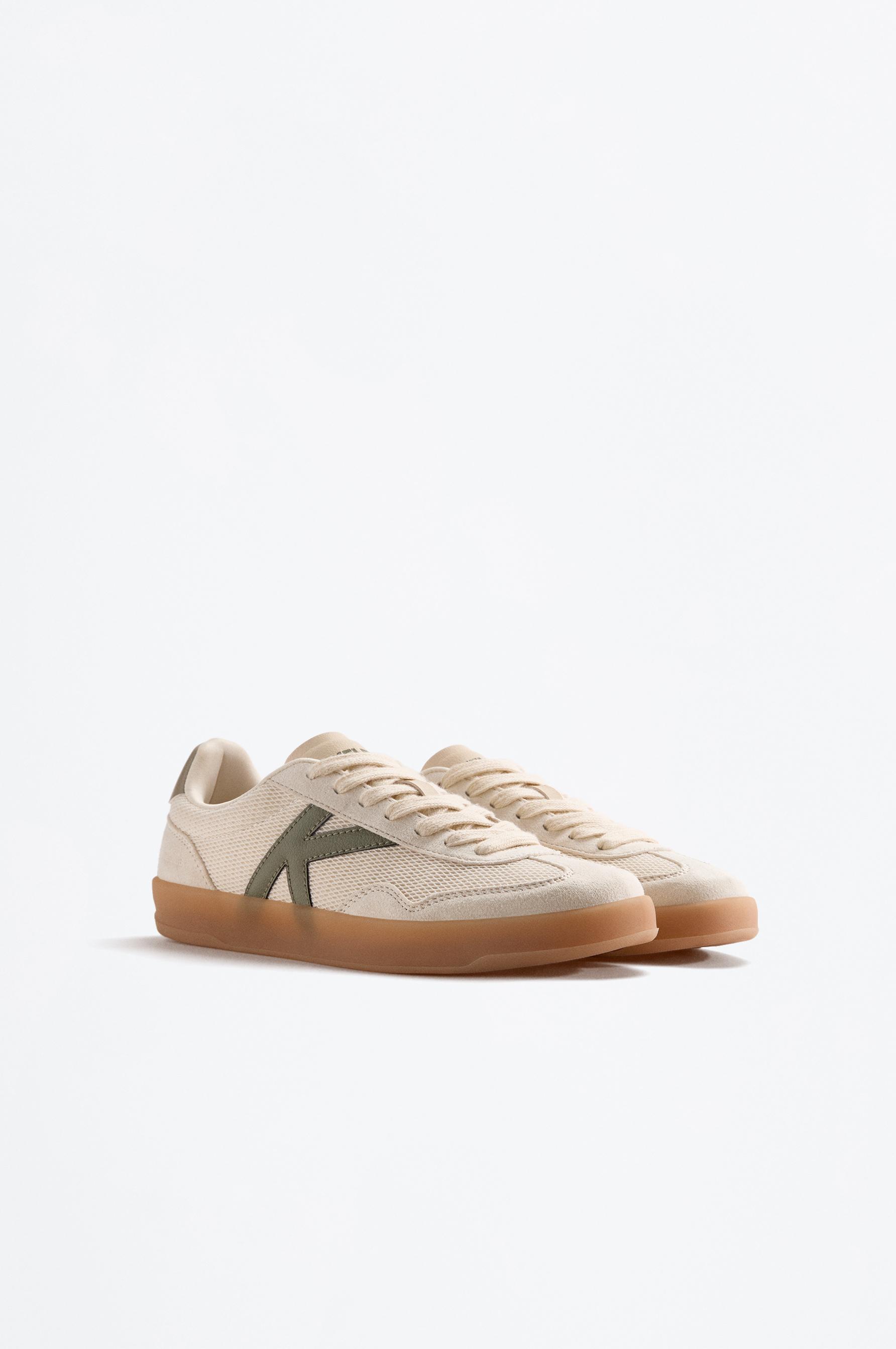 Lefties Ekru Lefties Kelme retro spor ayakkabı