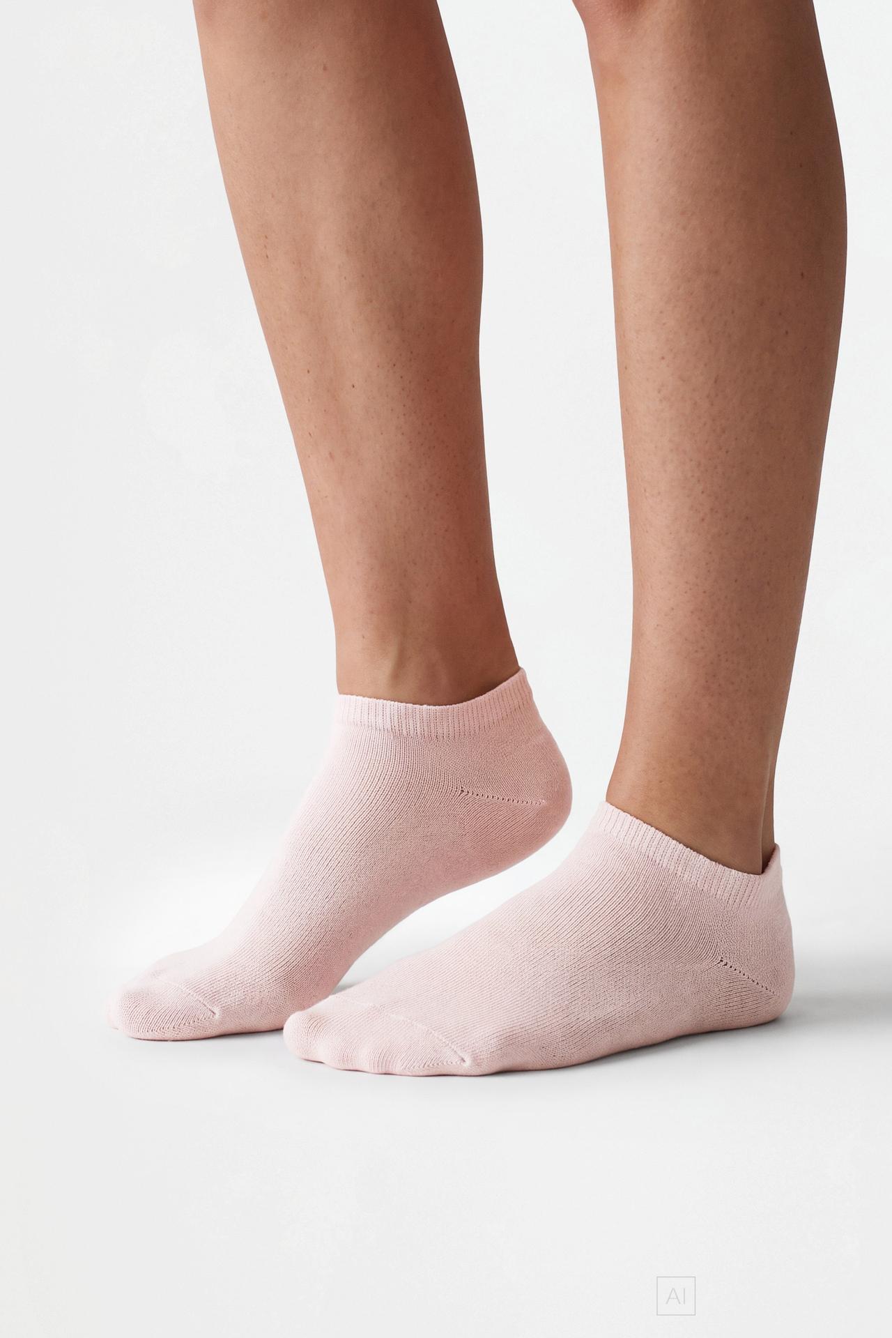 Ankle socks (Pack 7) — PINK/WHITE