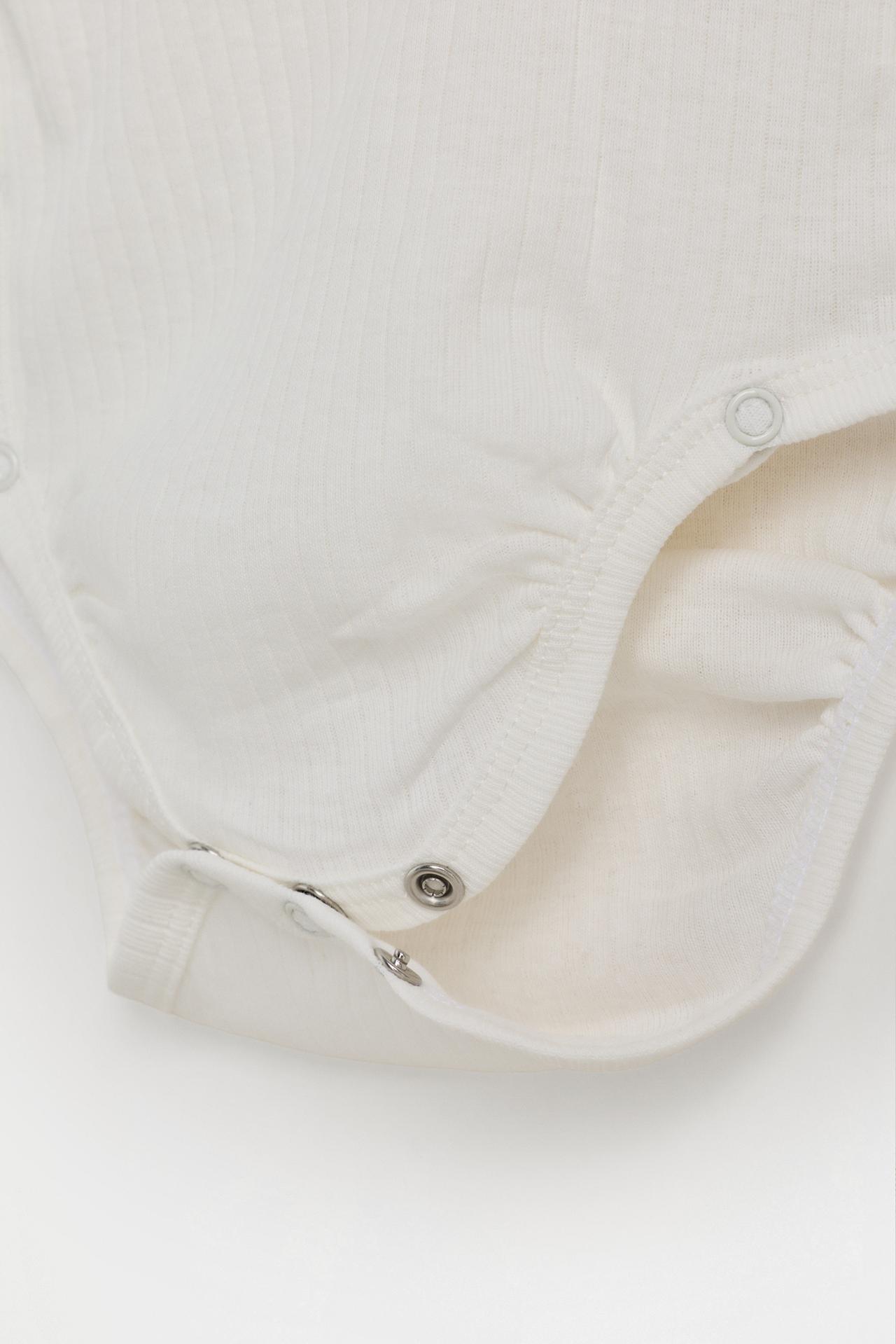Pack of 2 ribbed crossover bodysuits — MUSTARD