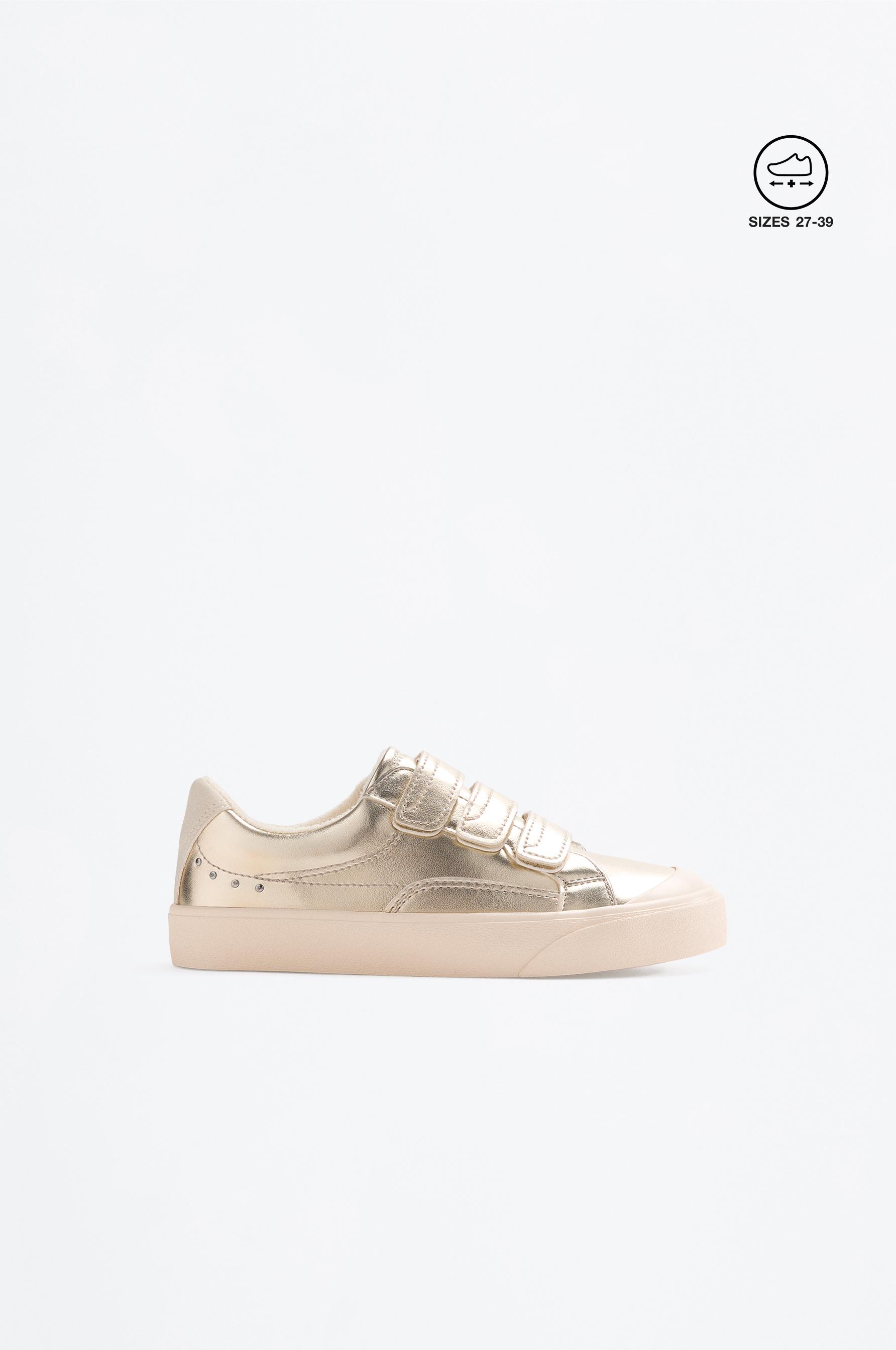 Gold metallic slipper — GOLD