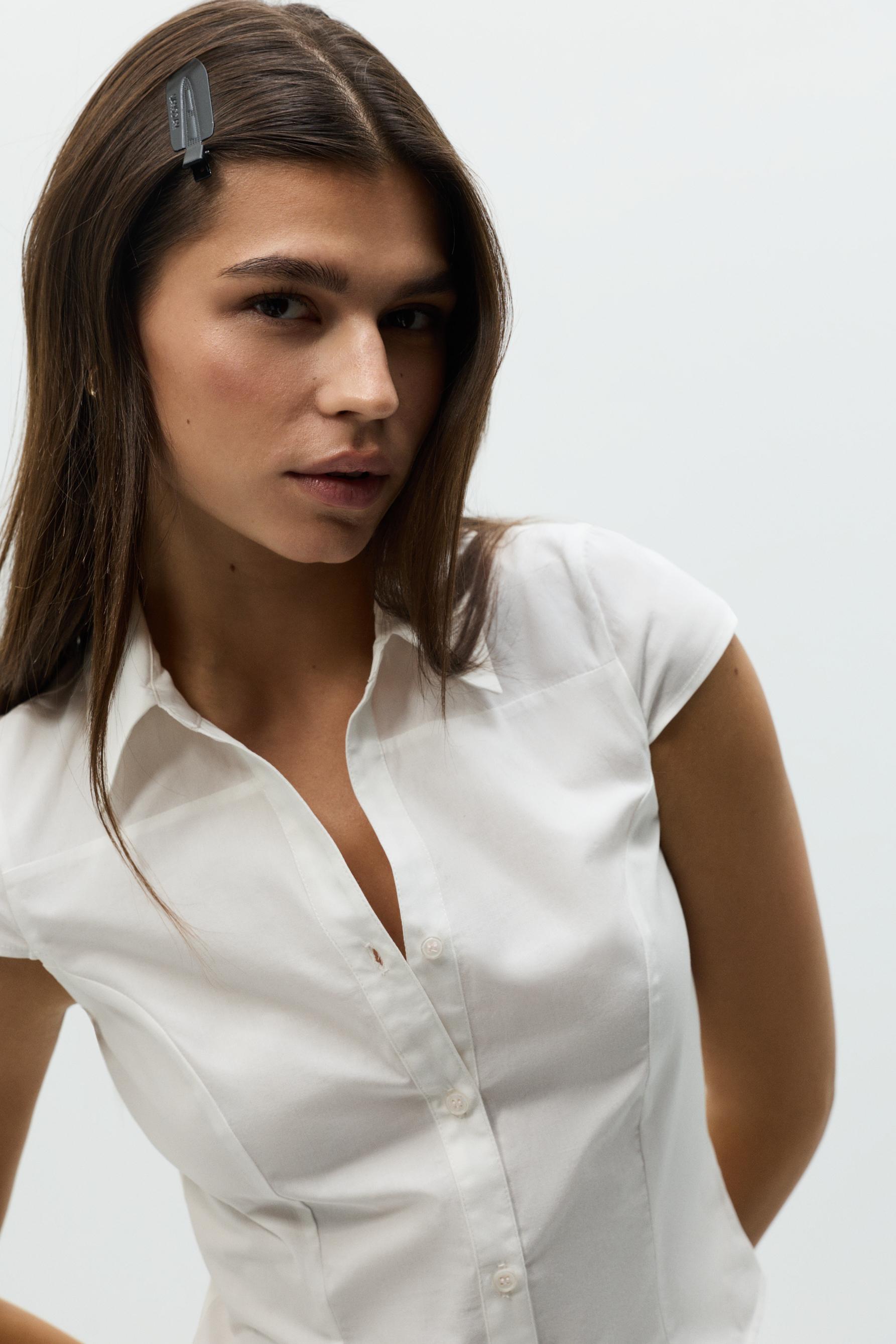 Poplin shirt — OFF WHITE