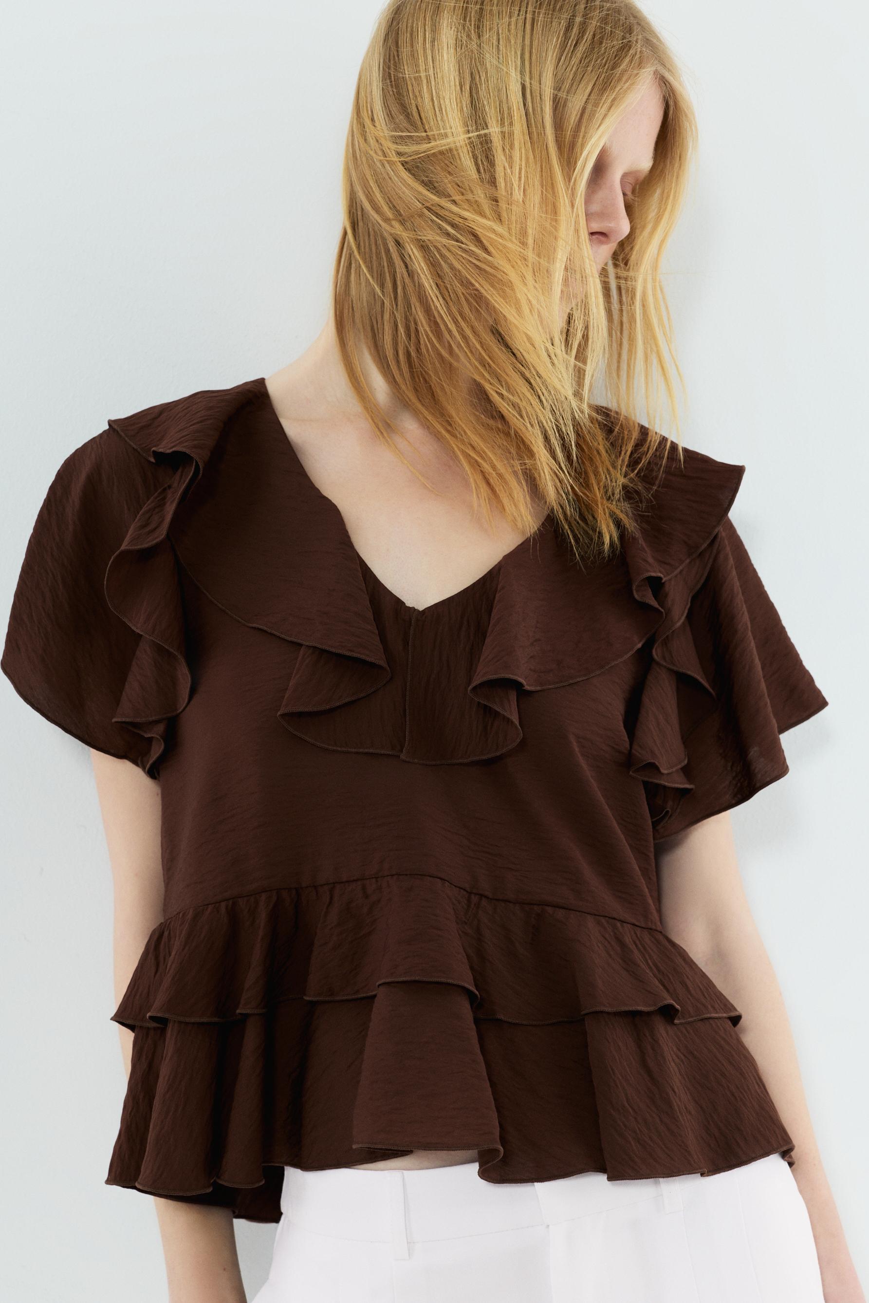 Ruffled Blouse — OCHRE