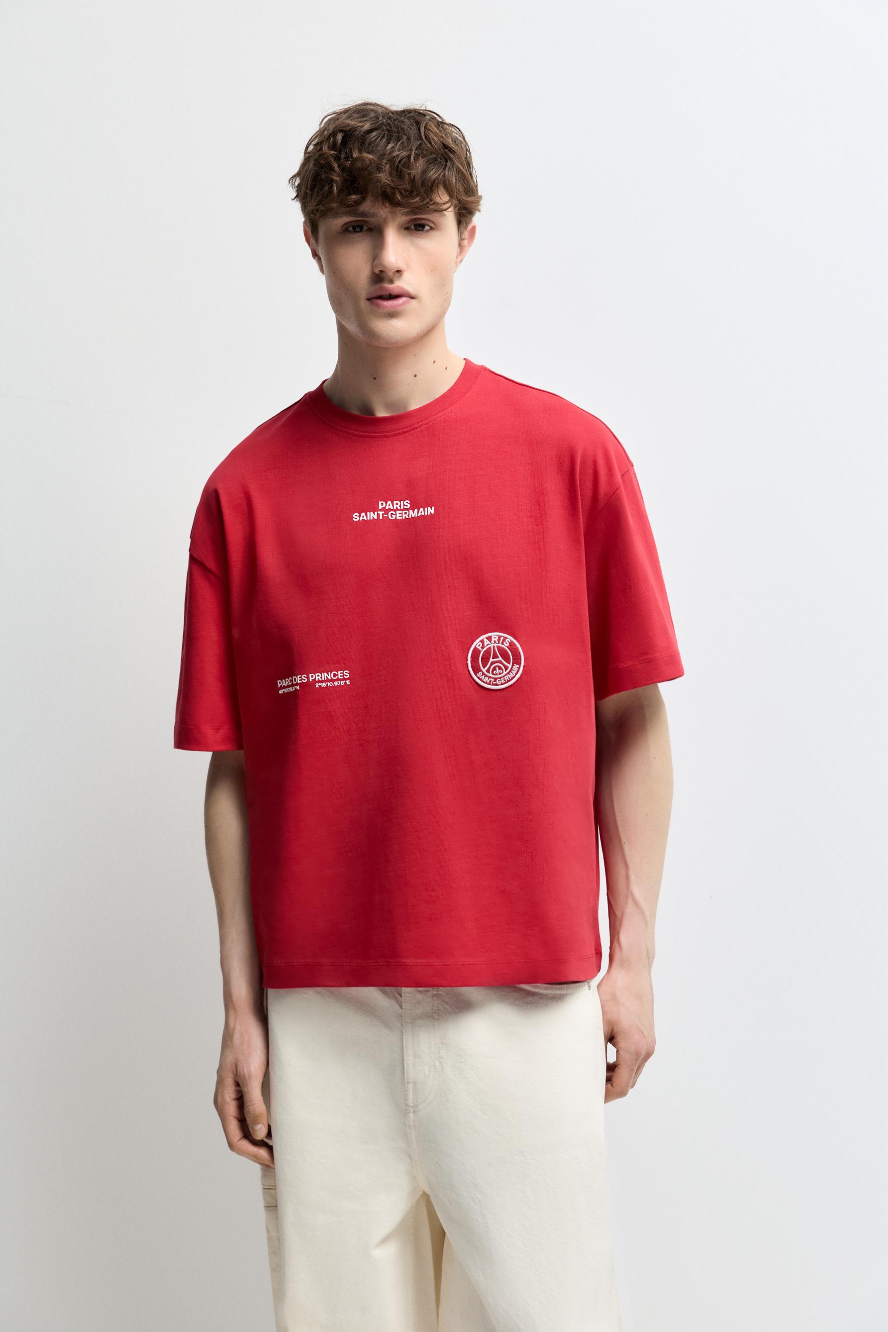 Paris Saint-Germain x Lefties printed T-shirt — BRIGHT RED
