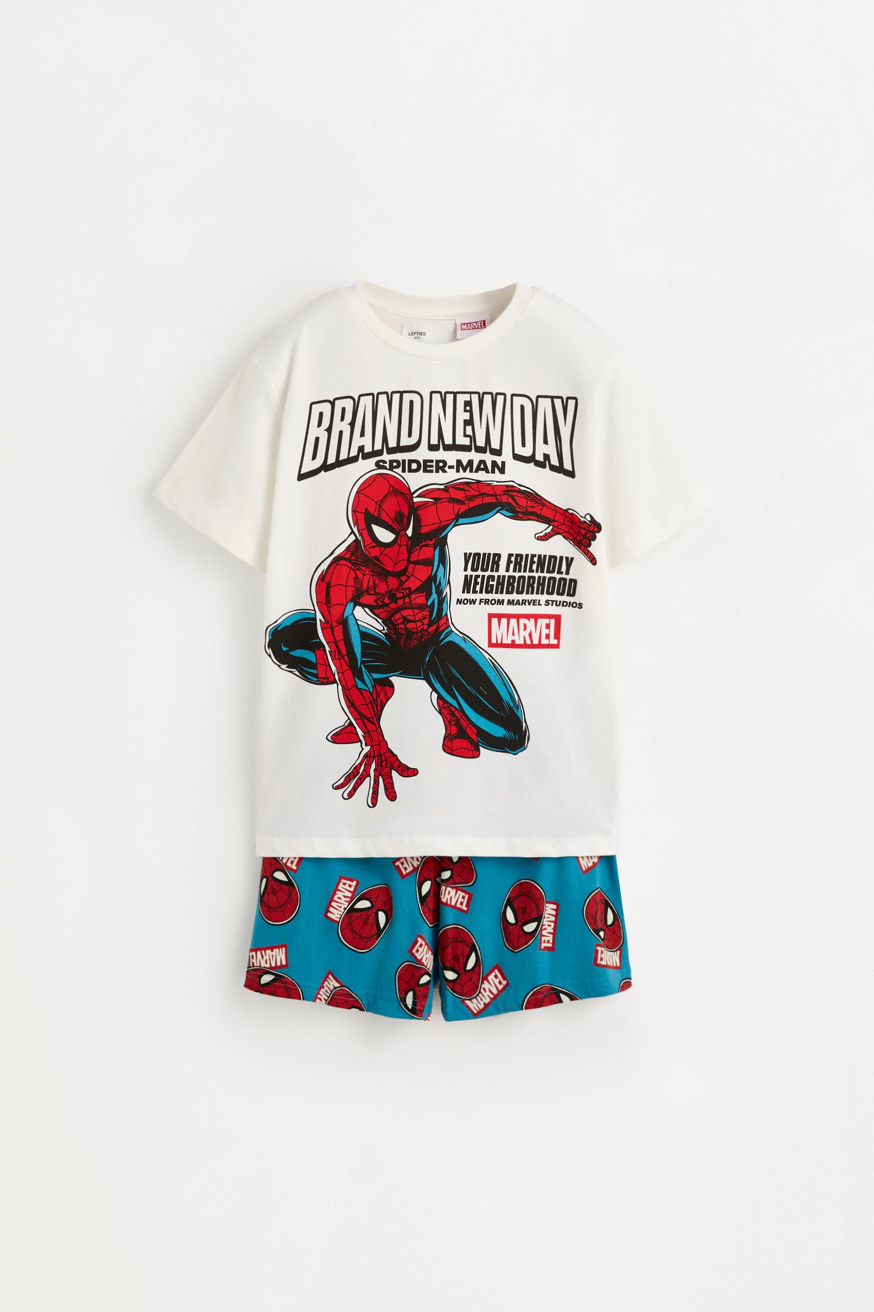 Spiderman ©Marvel short pyjamas — WHITE