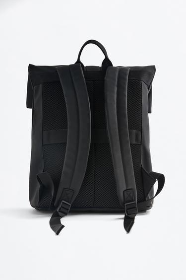 Rubberized Backpack — BLACK 2