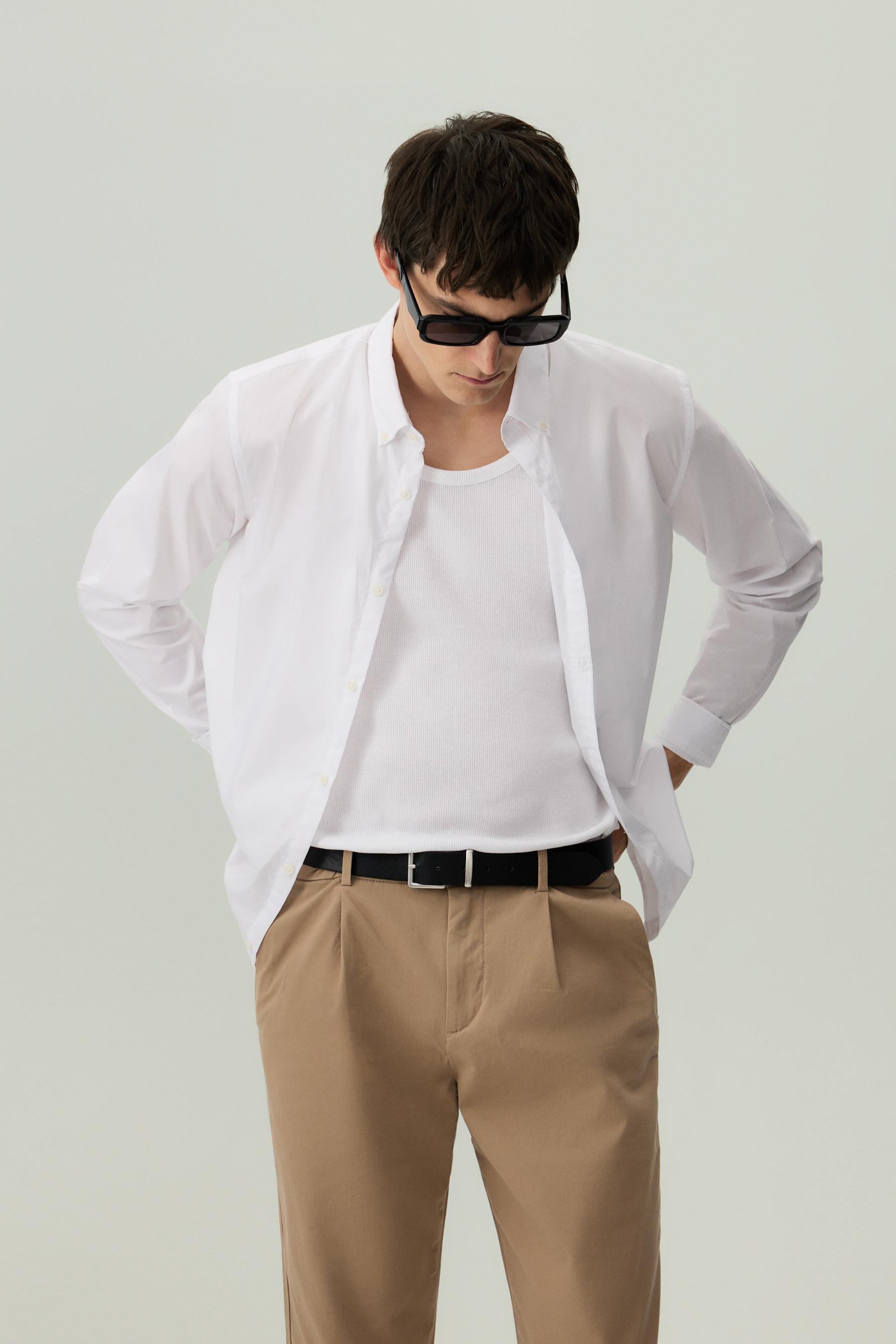 Basic shirt — WHITE