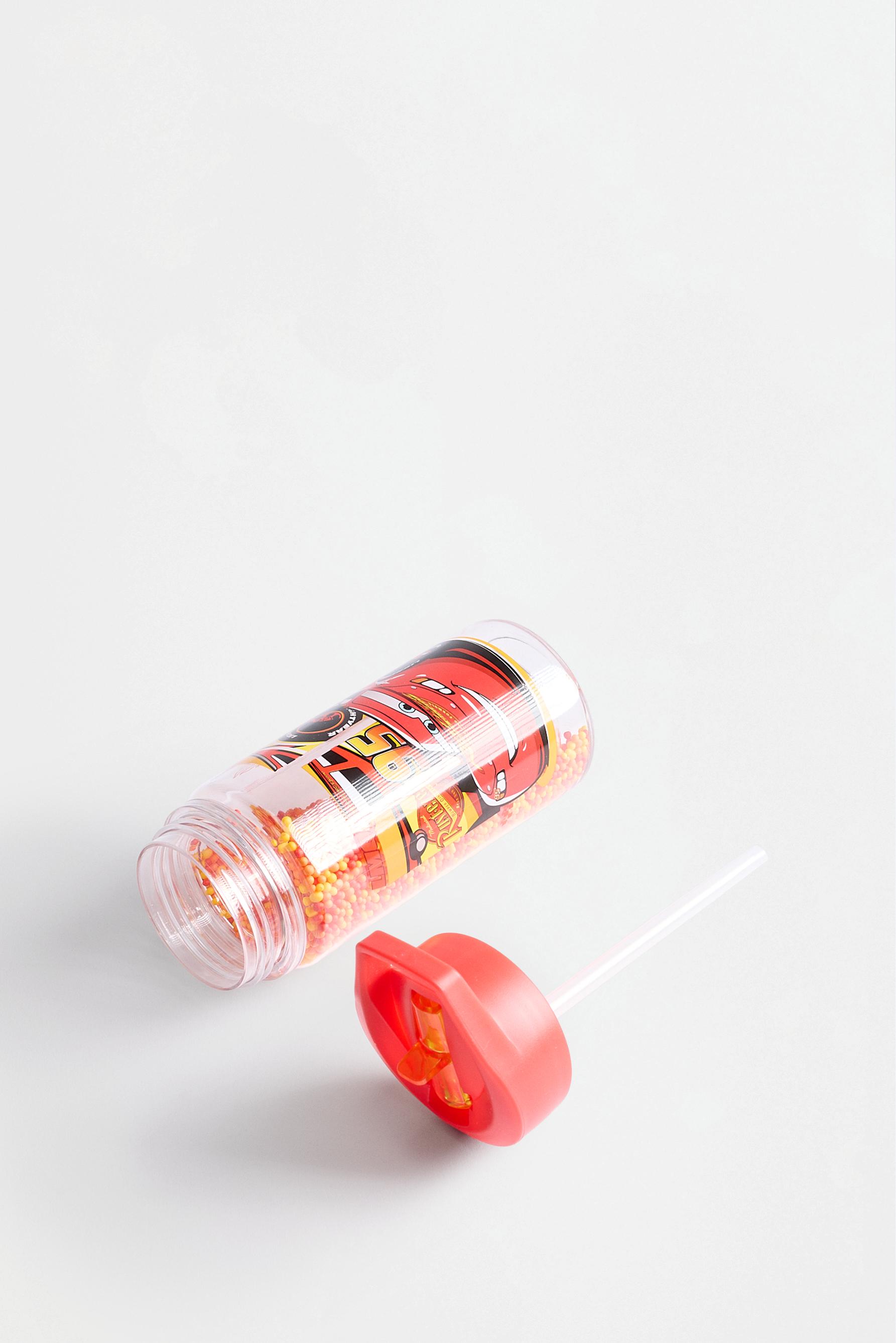 Cars ©Disney 250 ml bottle with beads — RED