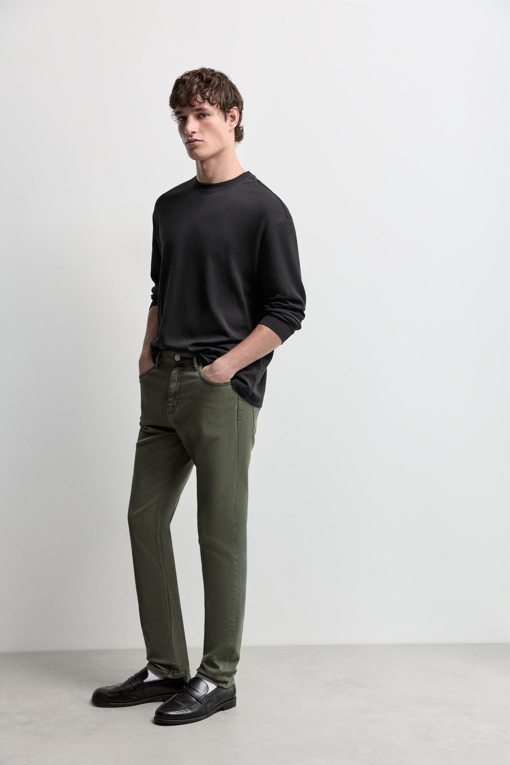 Slim jeans — DARK OLIVE GREEN