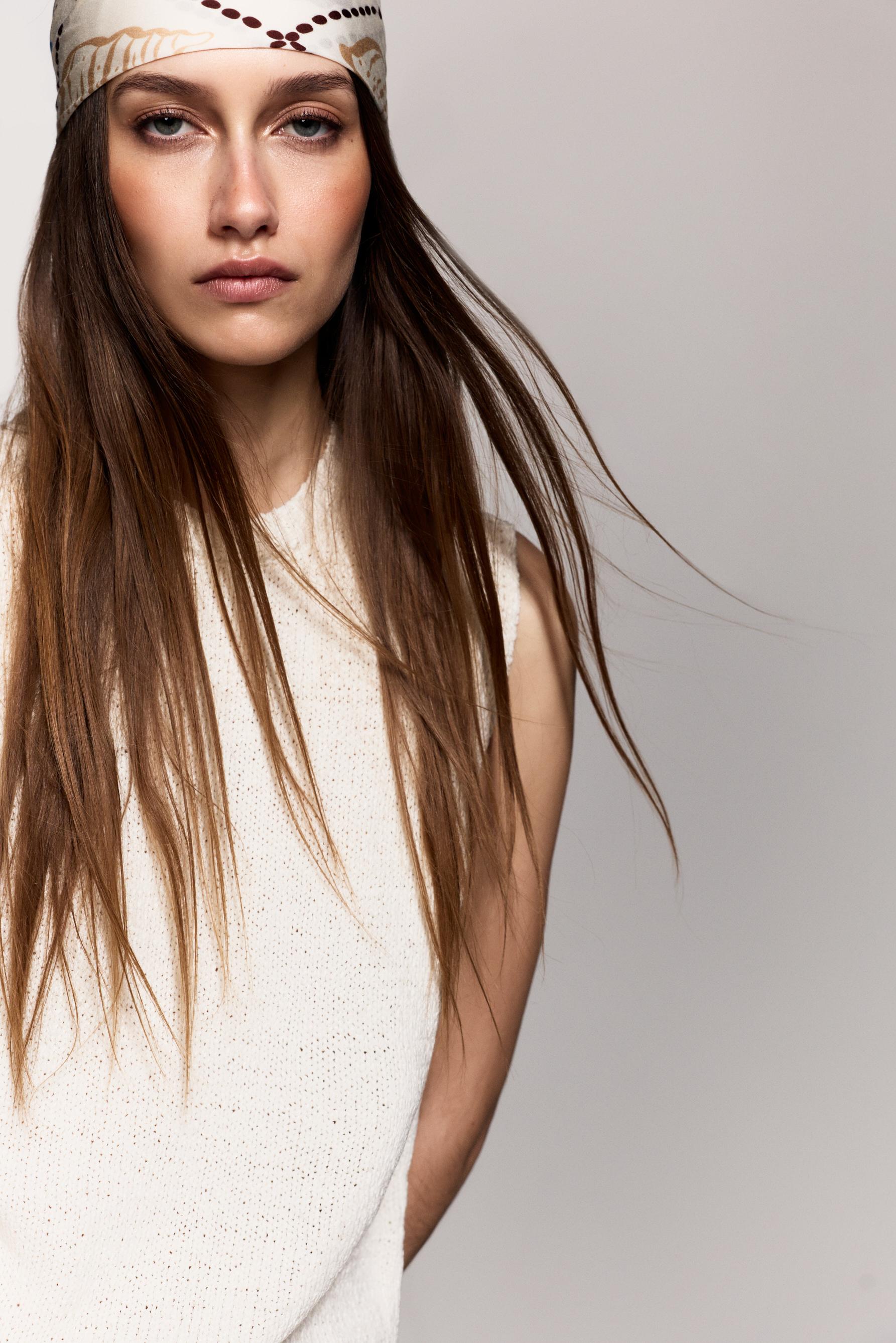 Knit top — ECRU