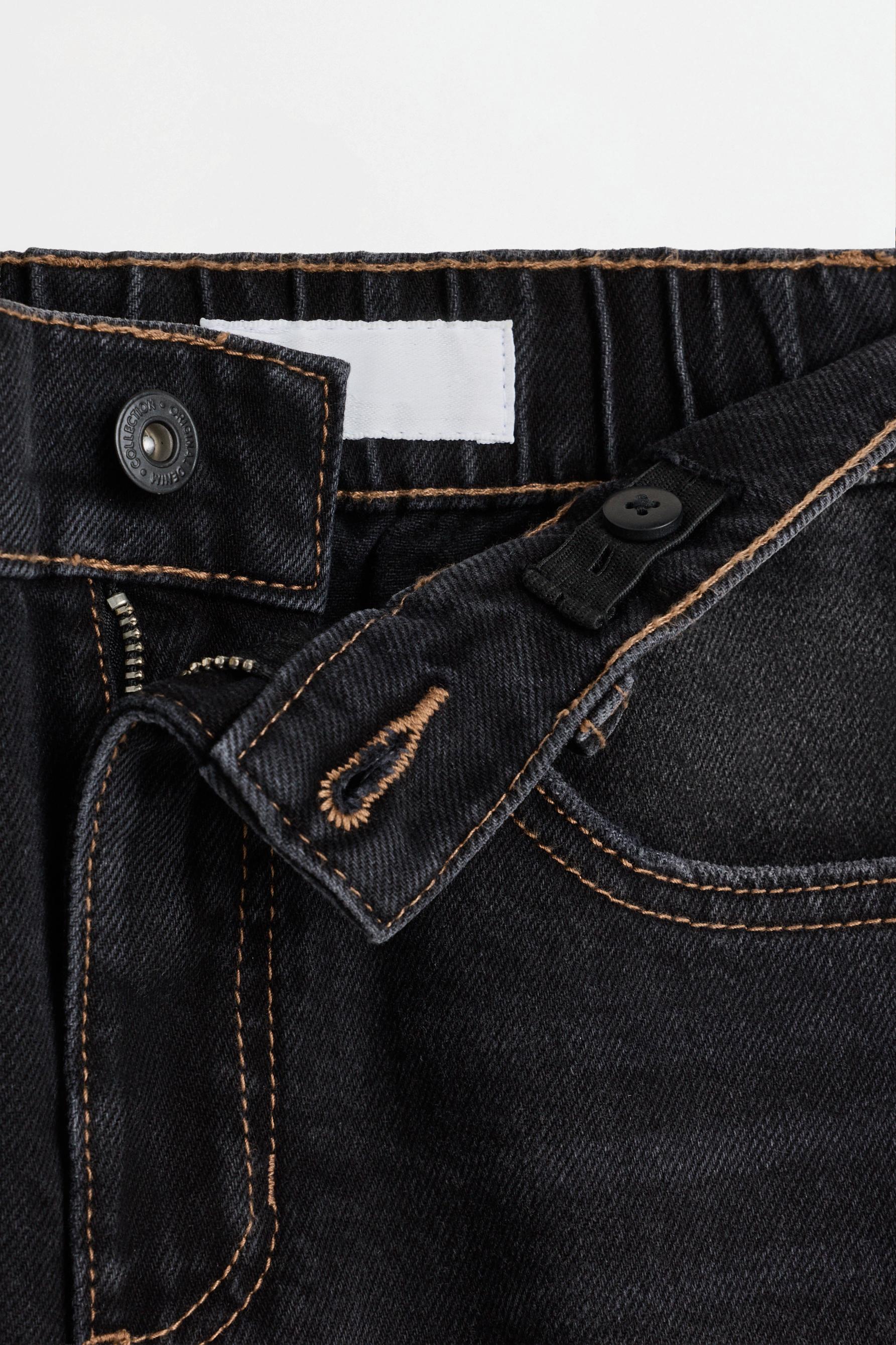 Balloon jeans — BLACK