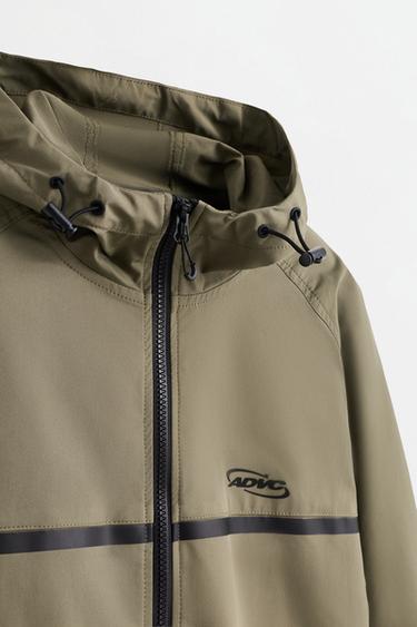 Windbreaker with pockets — DARK KHAKI 3