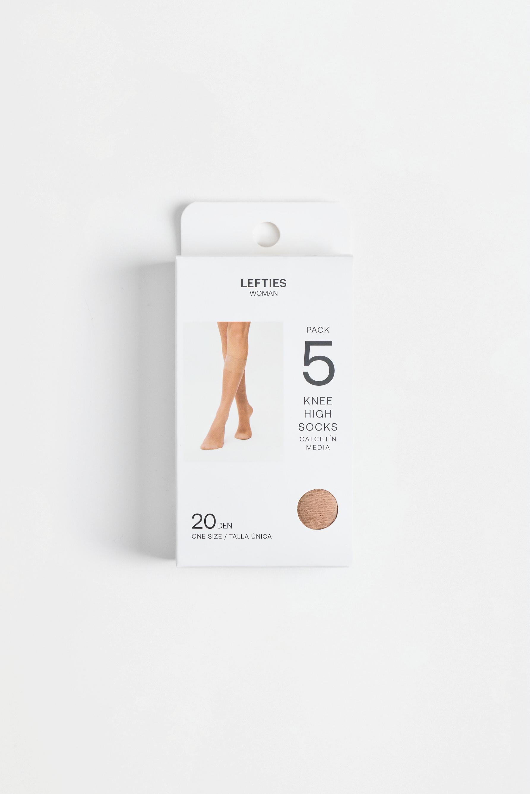 Calcetines altos media 20 denier (Pack 5)